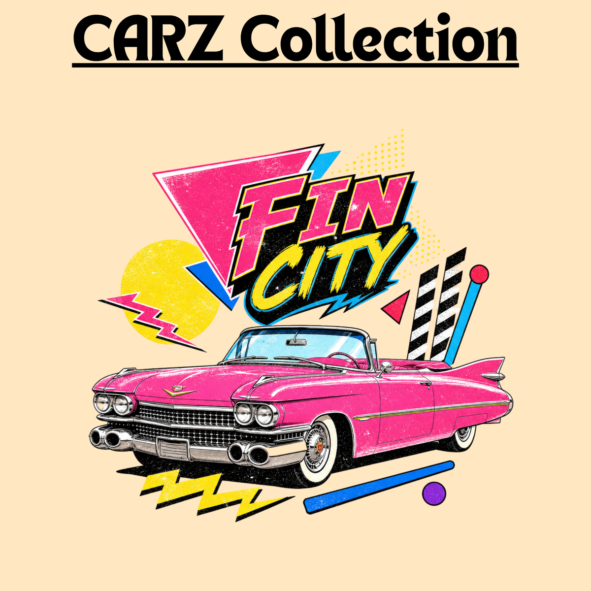 Car lover graphic tees and custom vehicle apparel — Carz collection by Stu Borncat Creations