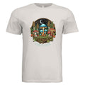 Forest Fungi Graphic T-Shirt in Teal Text