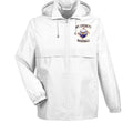 White jacket with 'Mt. Everett Baseball' logo on a white background