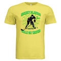 Hockey Players T-Shirt - Walk on Water Green and Black Tee for Sports Fans