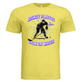 Hockey Players can Walk On Water Purple/Black T-Shirt