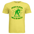 Hockey Players can Walk On Water Green /Yellow T-Shirt