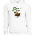 Merry Christmas Green Text Hoodie