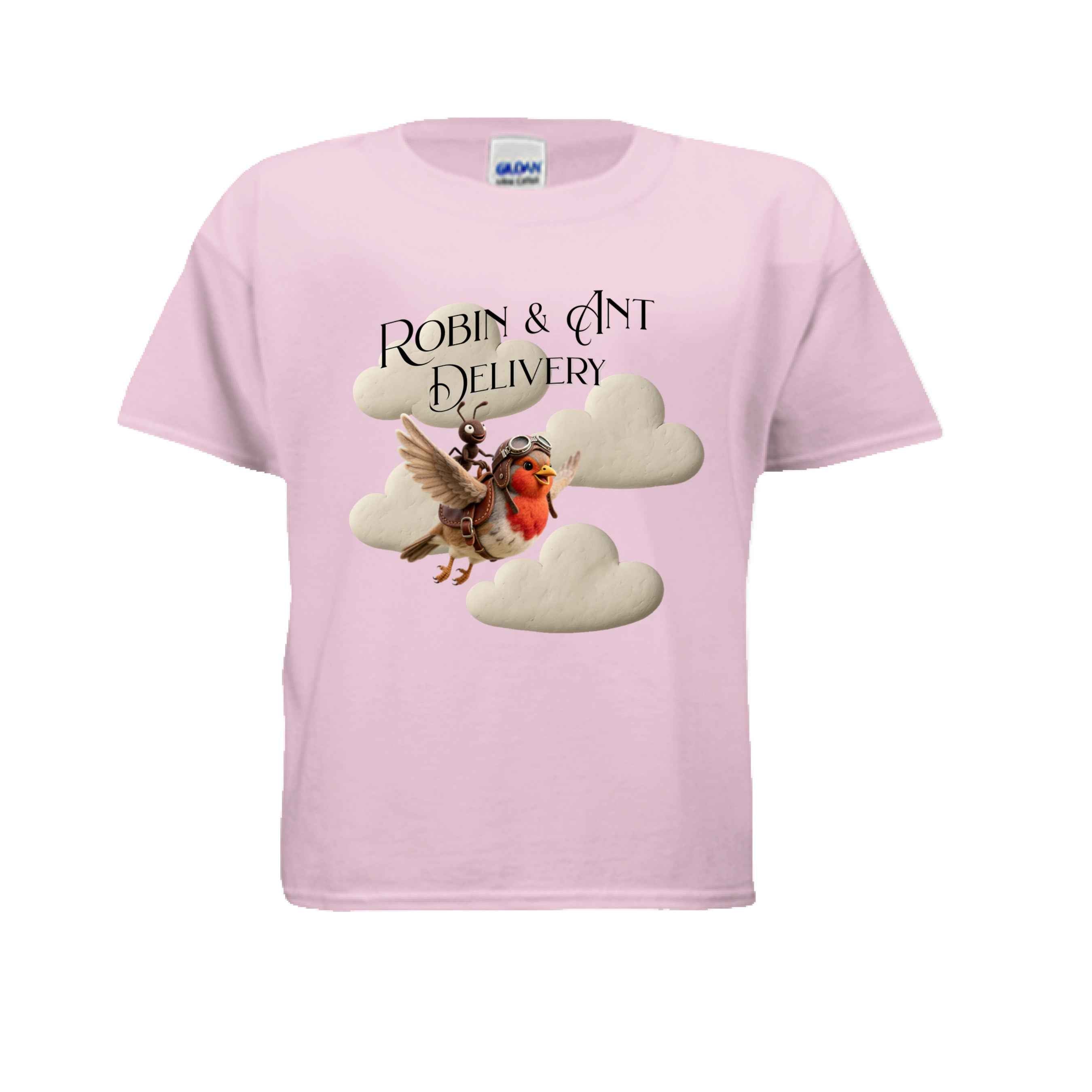 Robin & Ant Delivery G500B Kids Custom Design T-Shirt