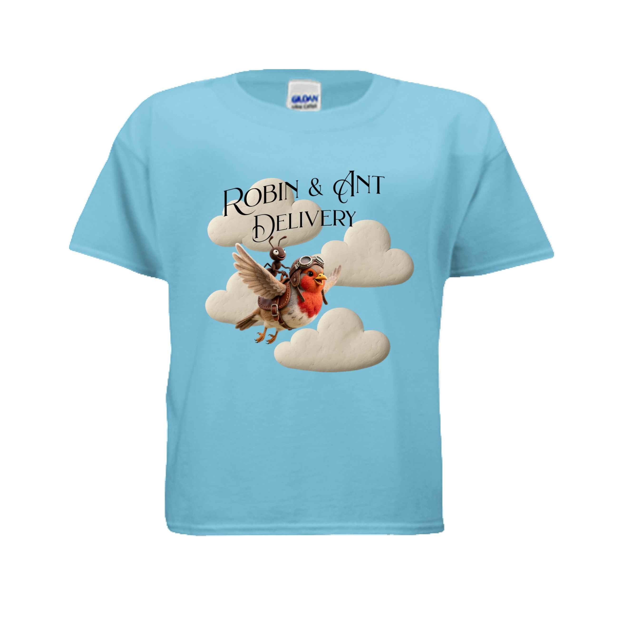 Robin & Ant Delivery G500B Kids Custom Design T-Shirt