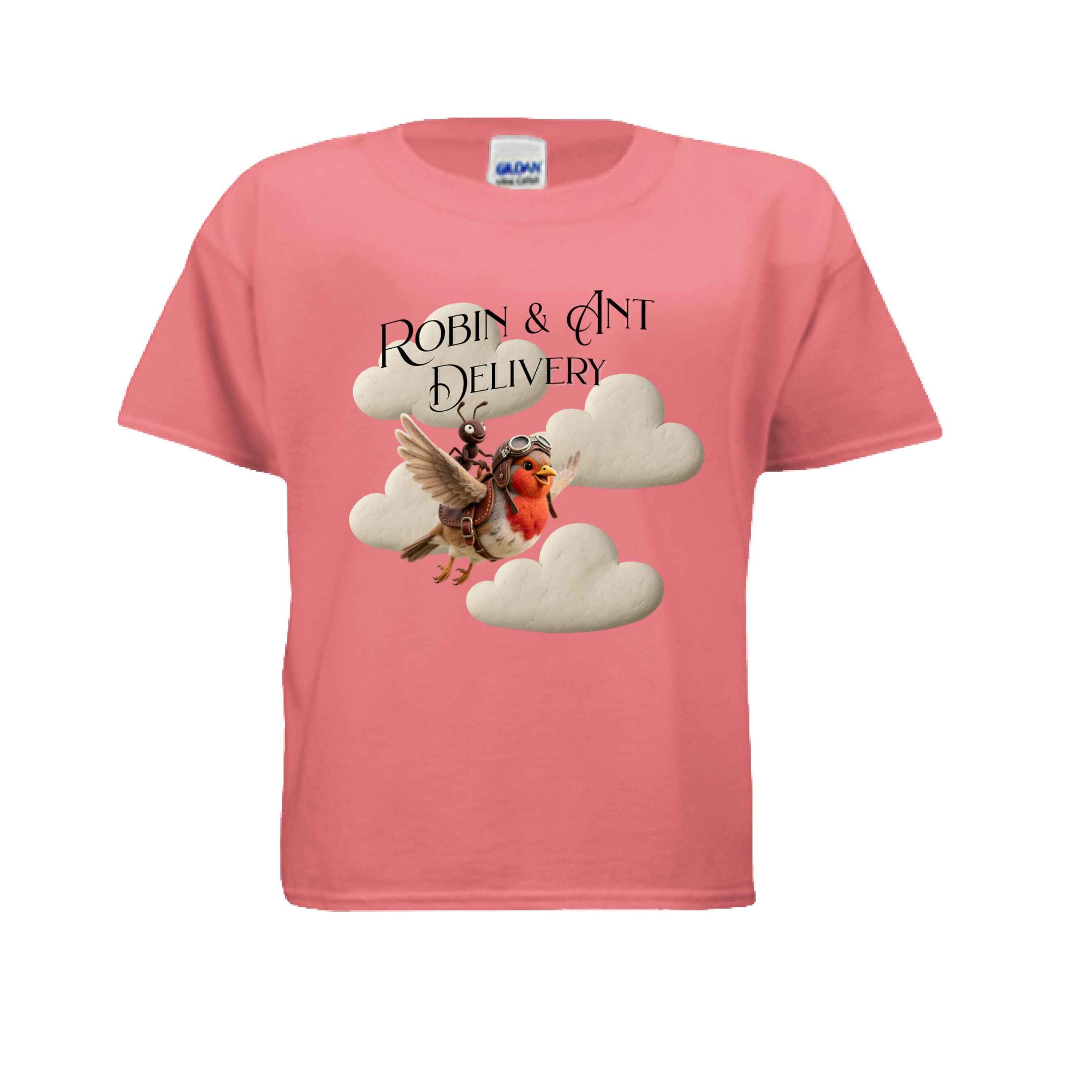 Robin & Ant Delivery G500B Kids Custom Design T-Shirt