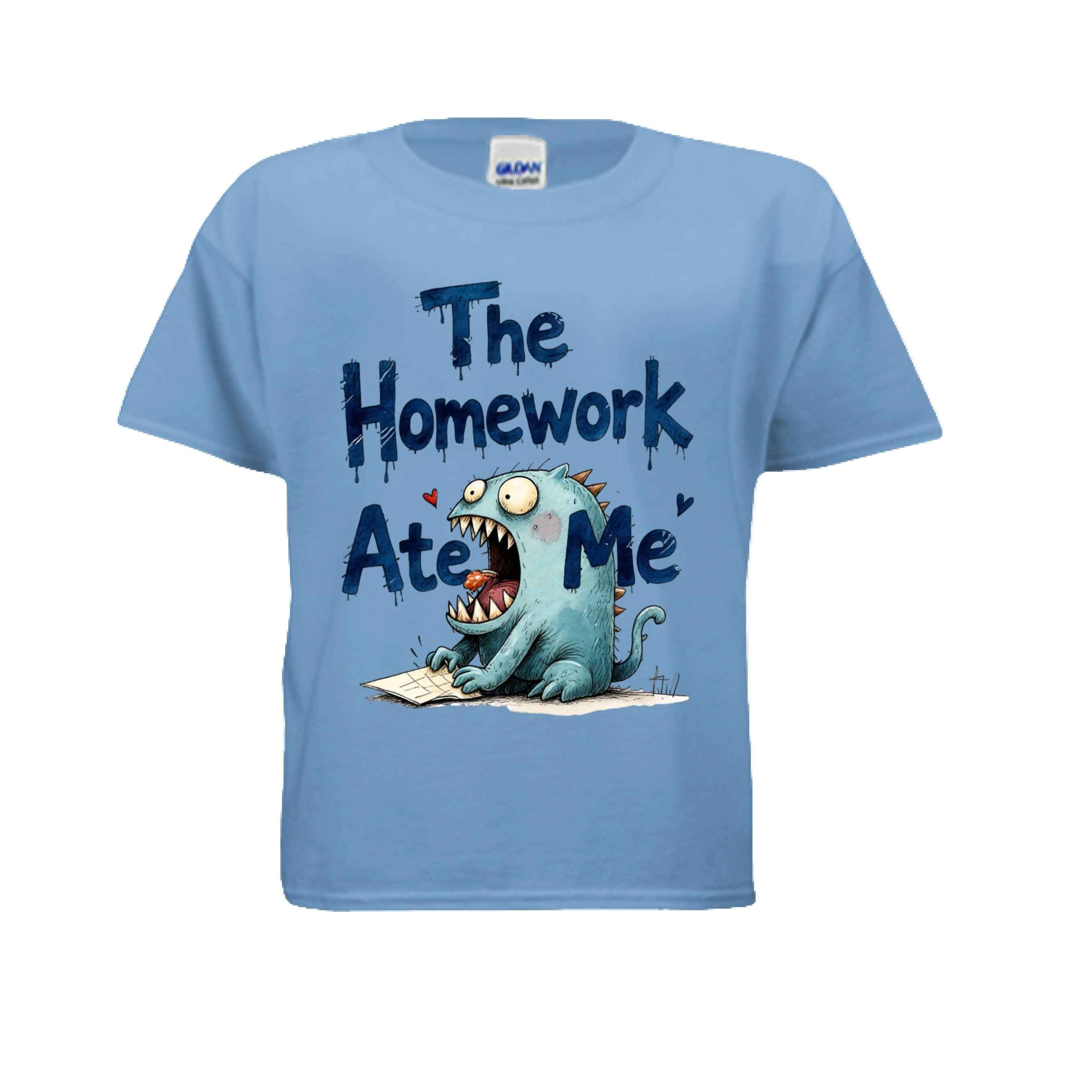 Homework Ate Me G500B Kids Custom Design T-Shirt