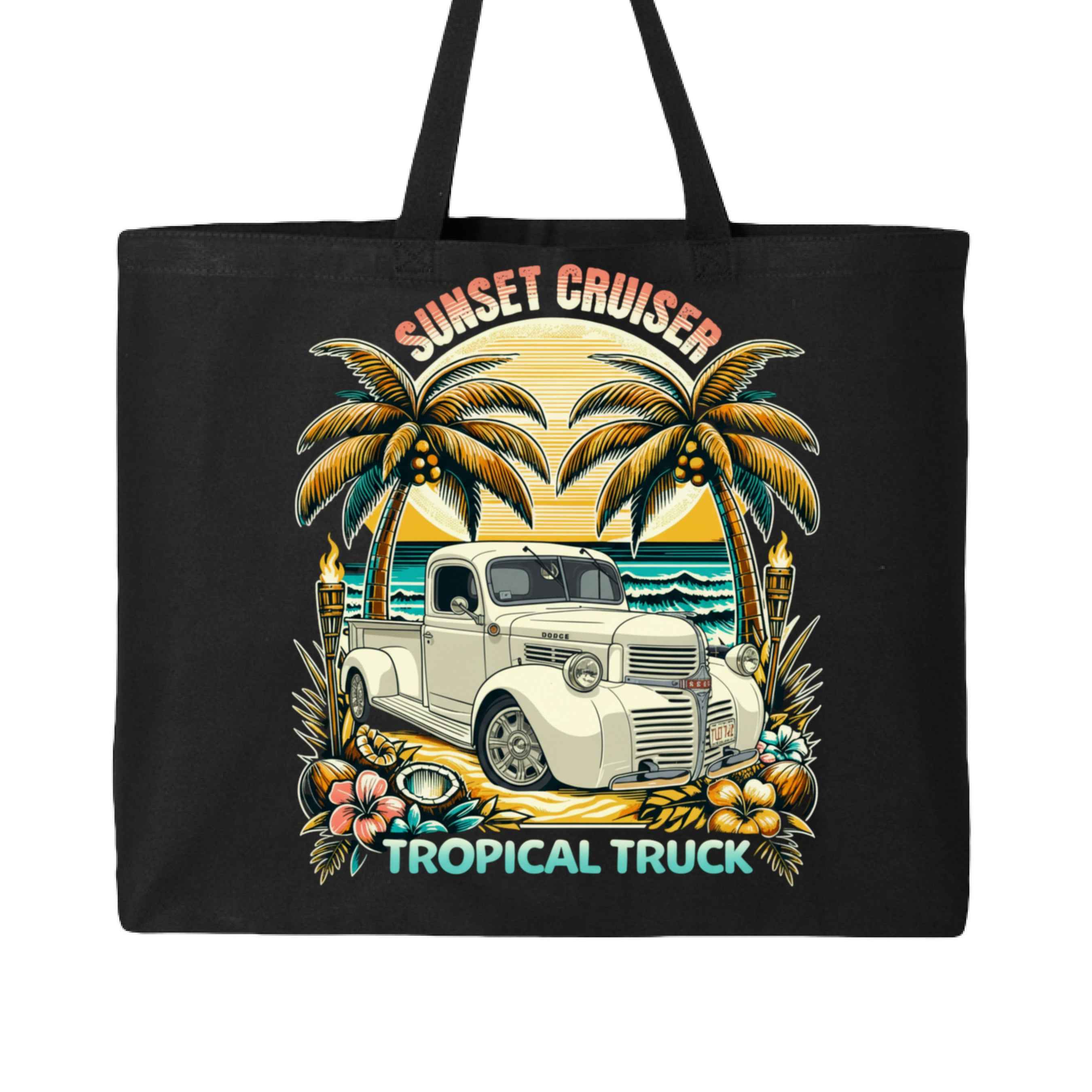 John's Truck  Q600 25LCustom Print on Demand Jumbo Tote