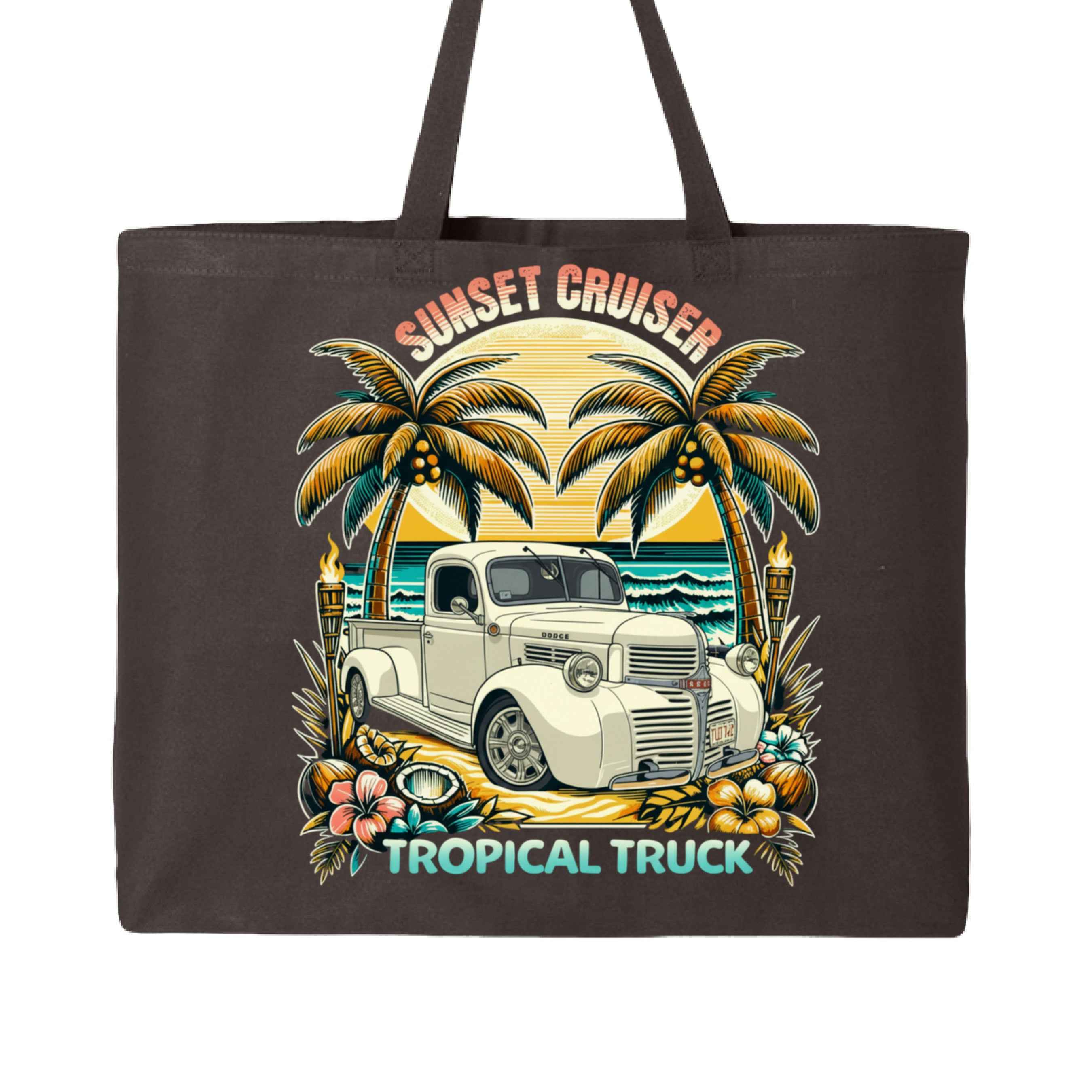 John's Truck  Q600 25LCustom Print on Demand Jumbo Tote