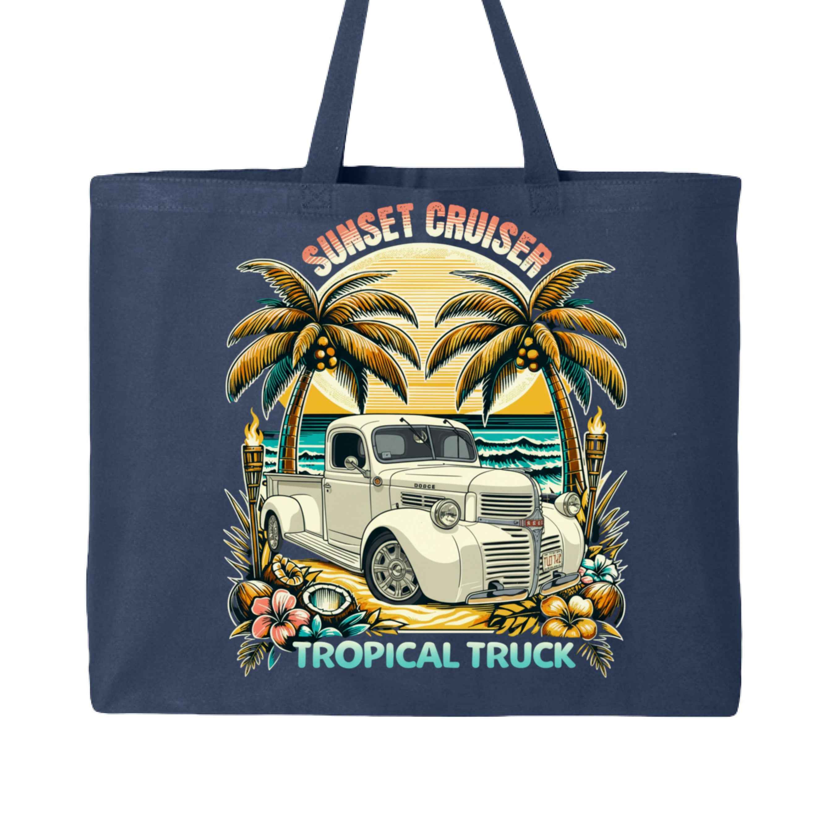 John's Truck  Q600 25LCustom Print on Demand Jumbo Tote