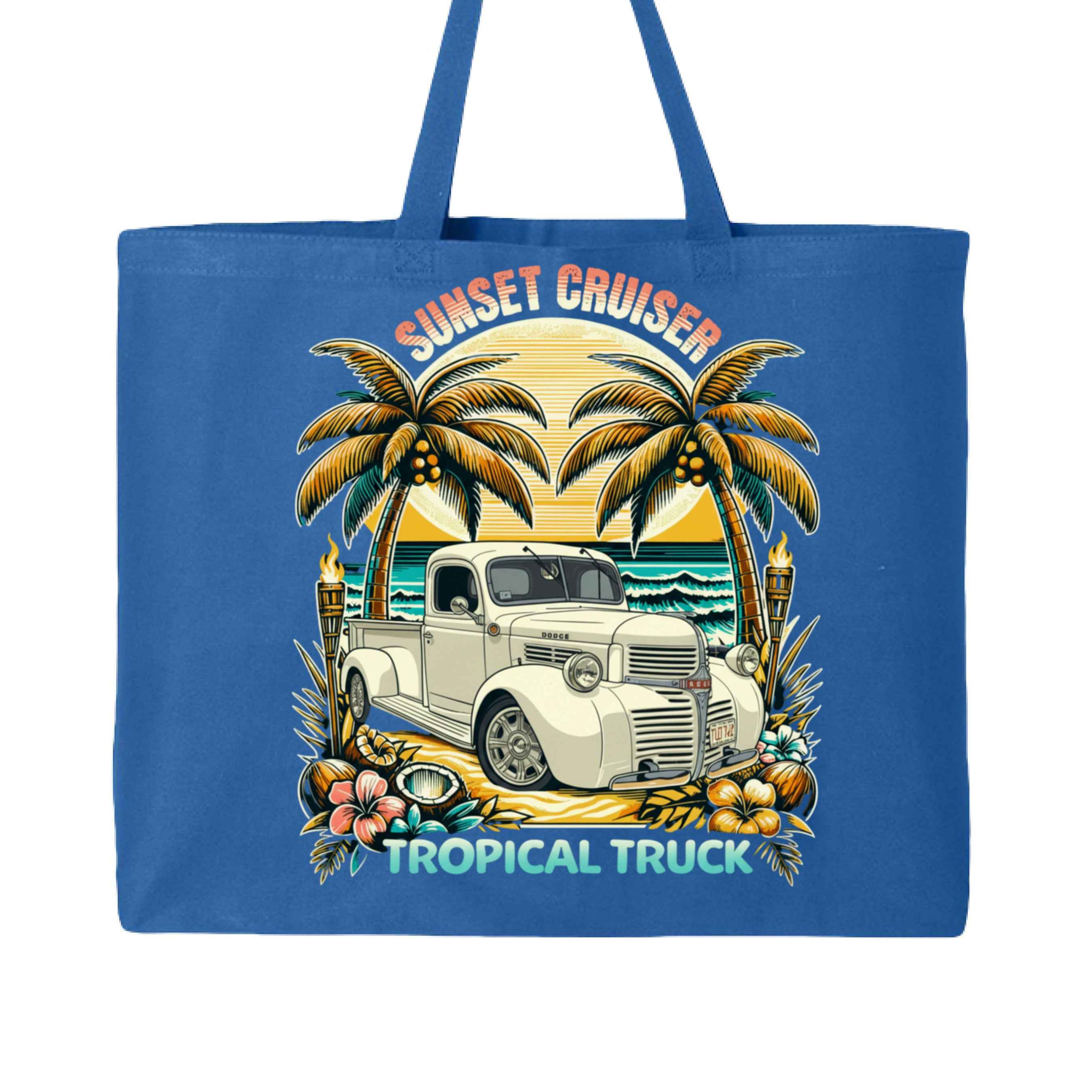 John's Truck  Q600 25LCustom Print on Demand Jumbo Tote