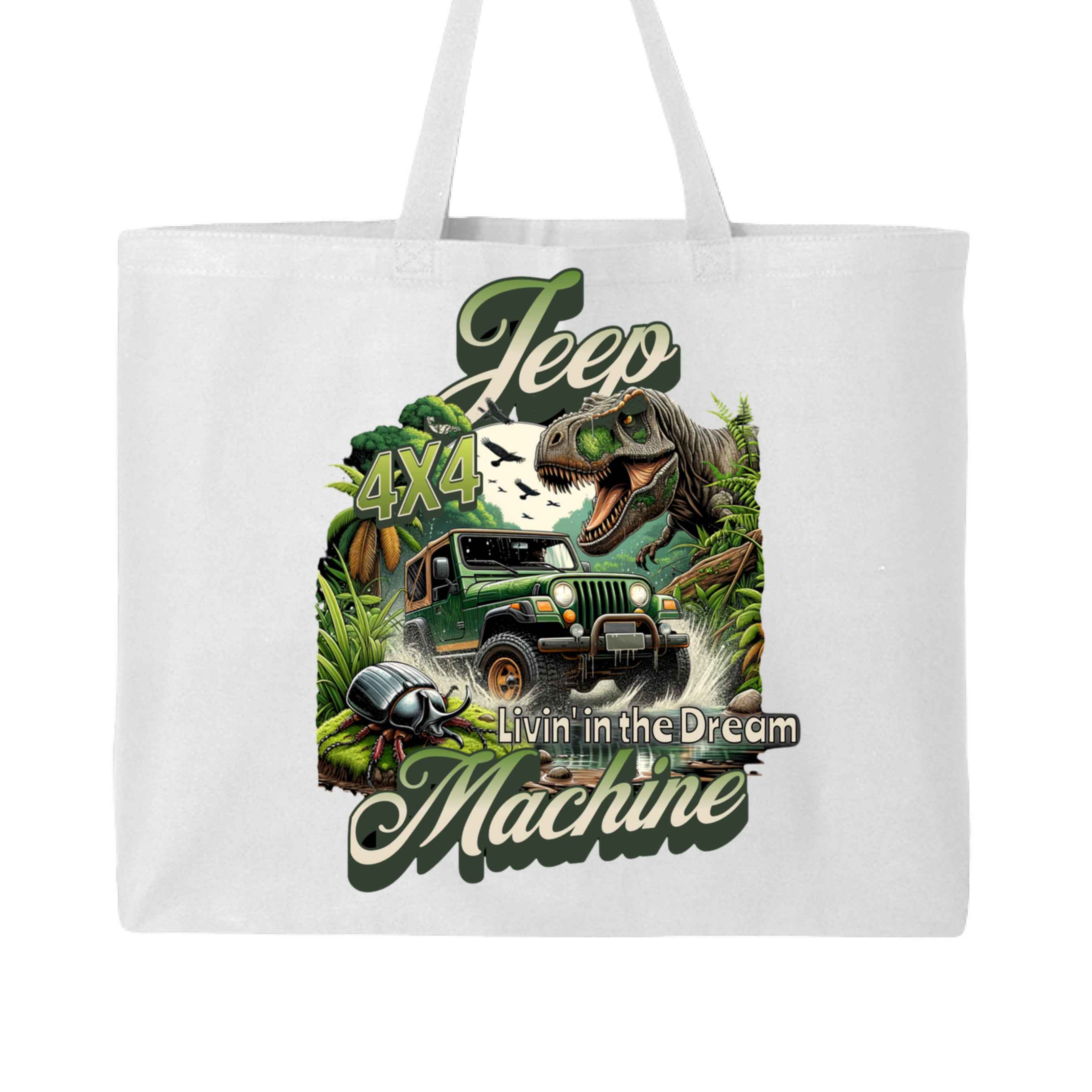 Jeep Dream Machine  Q600 25LCustom Print on Demand Jumbo Tote