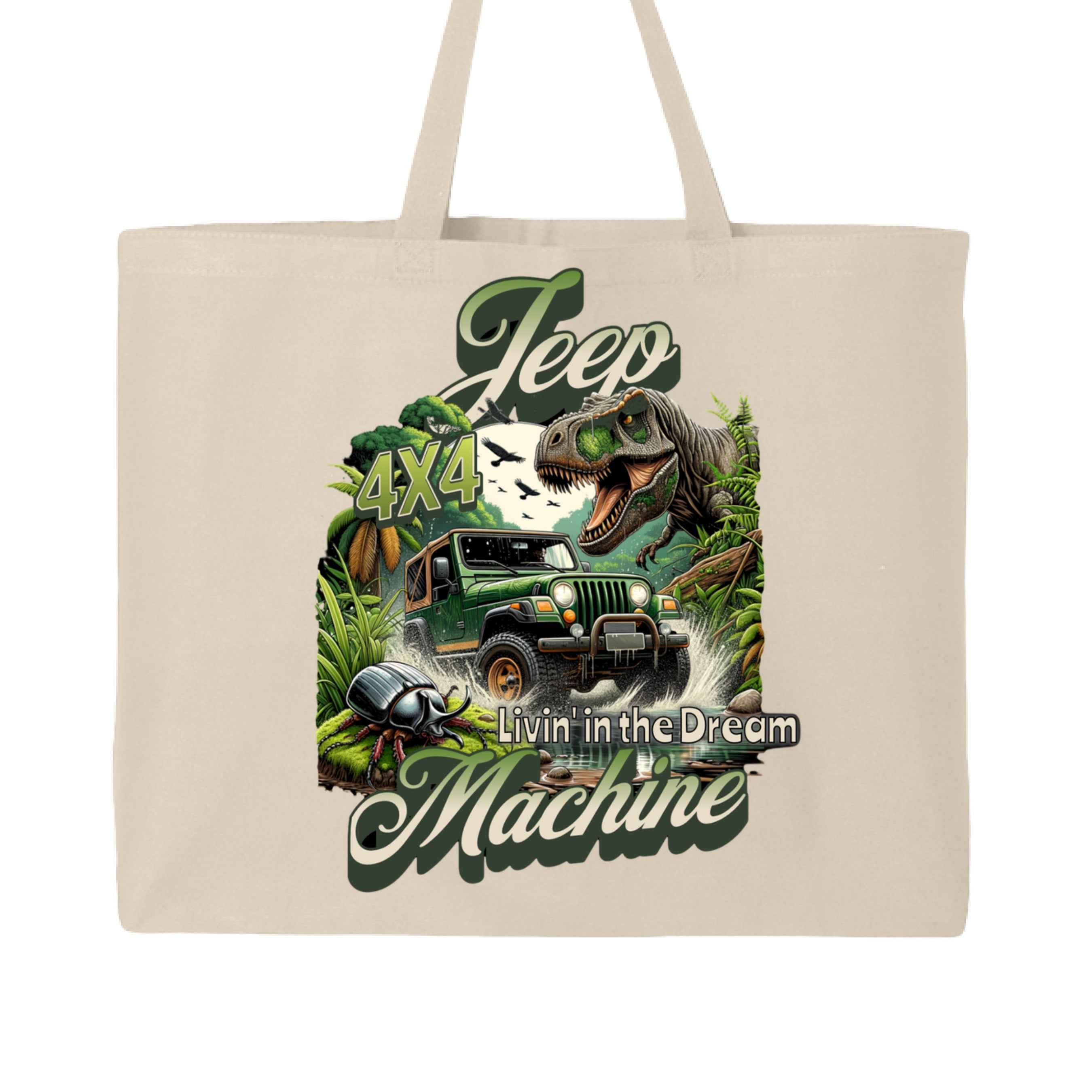 Jeep Dream Machine  Q600 25LCustom Print on Demand Jumbo Tote