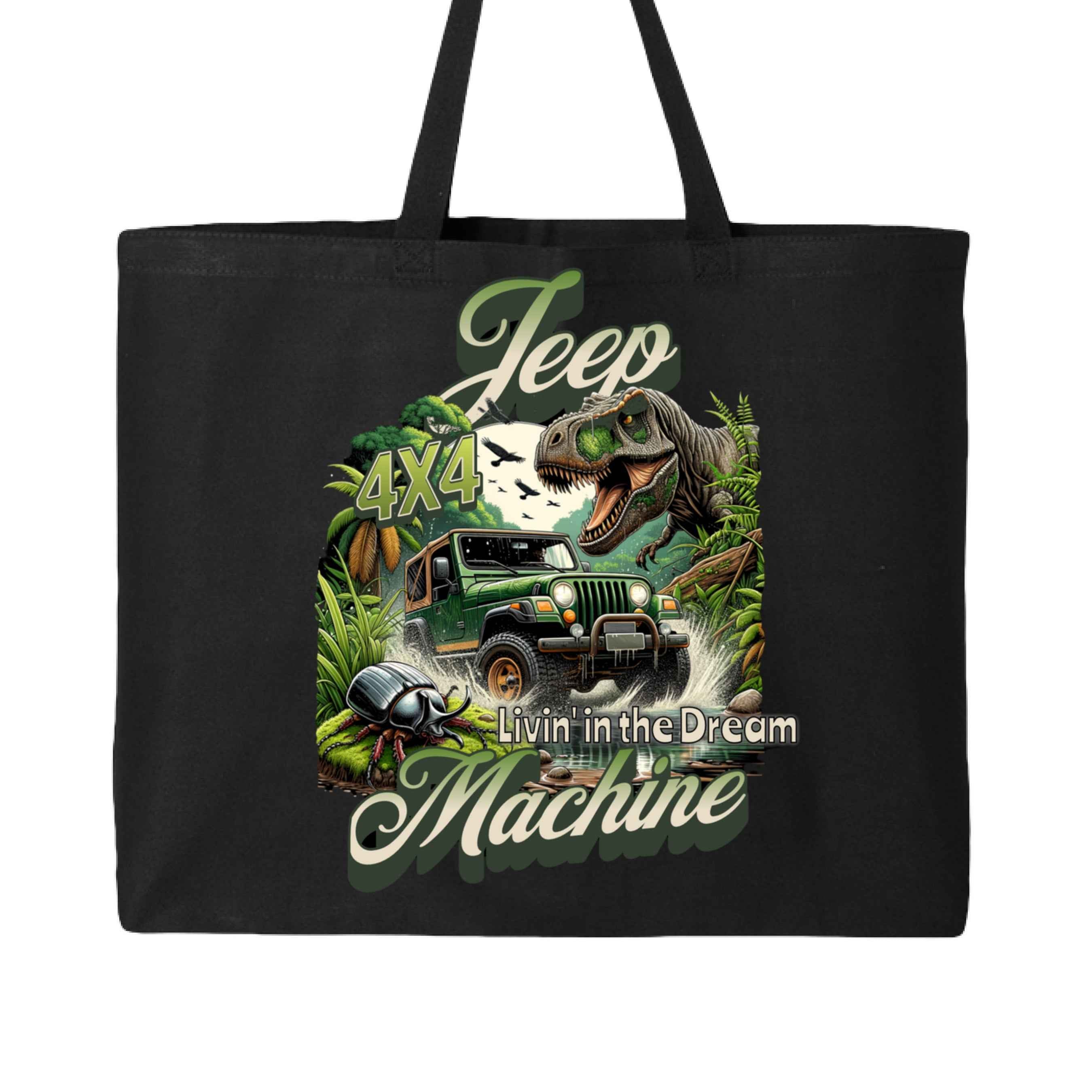 Jeep Dream Machine  Q600 25LCustom Print on Demand Jumbo Tote
