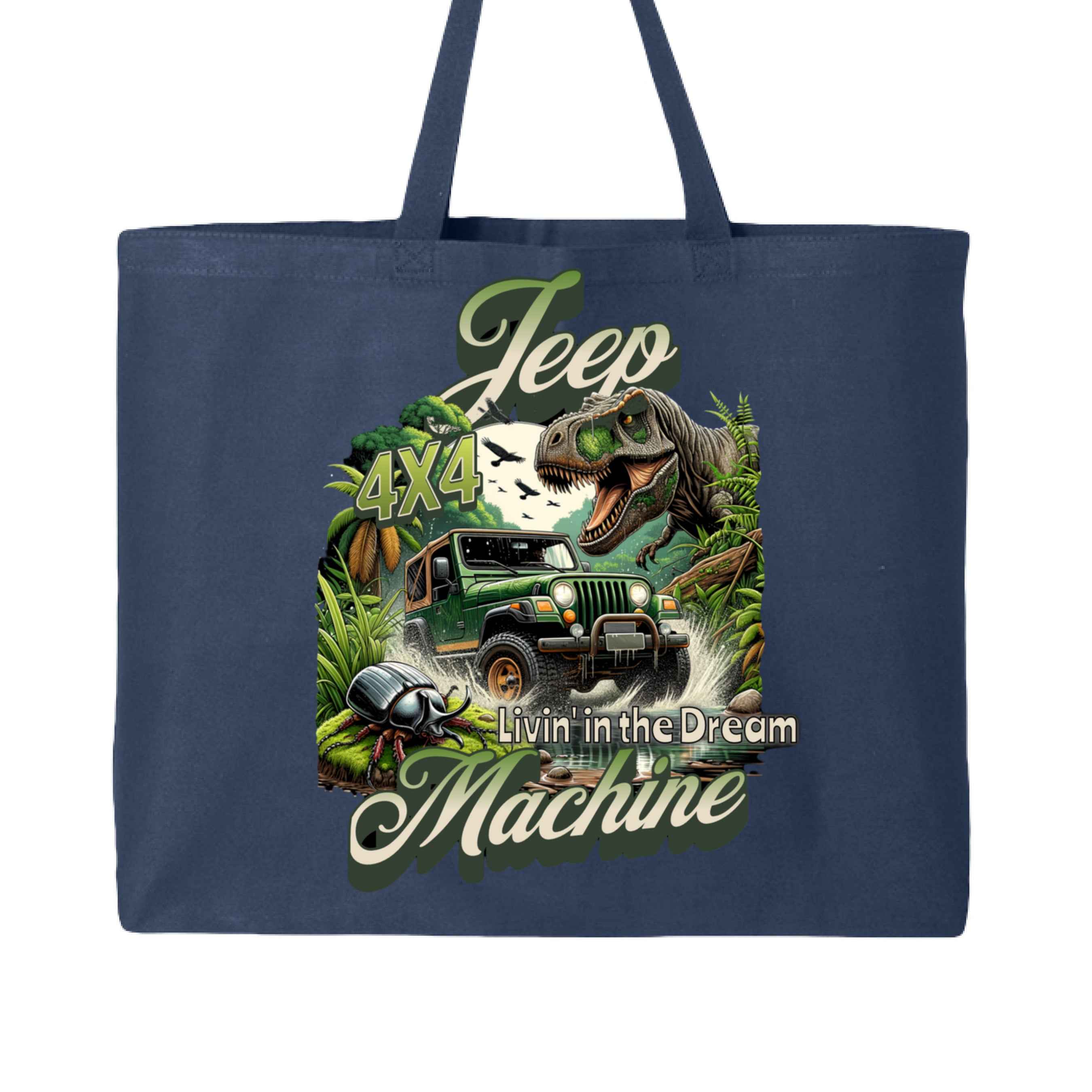 Jeep Dream Machine  Q600 25LCustom Print on Demand Jumbo Tote