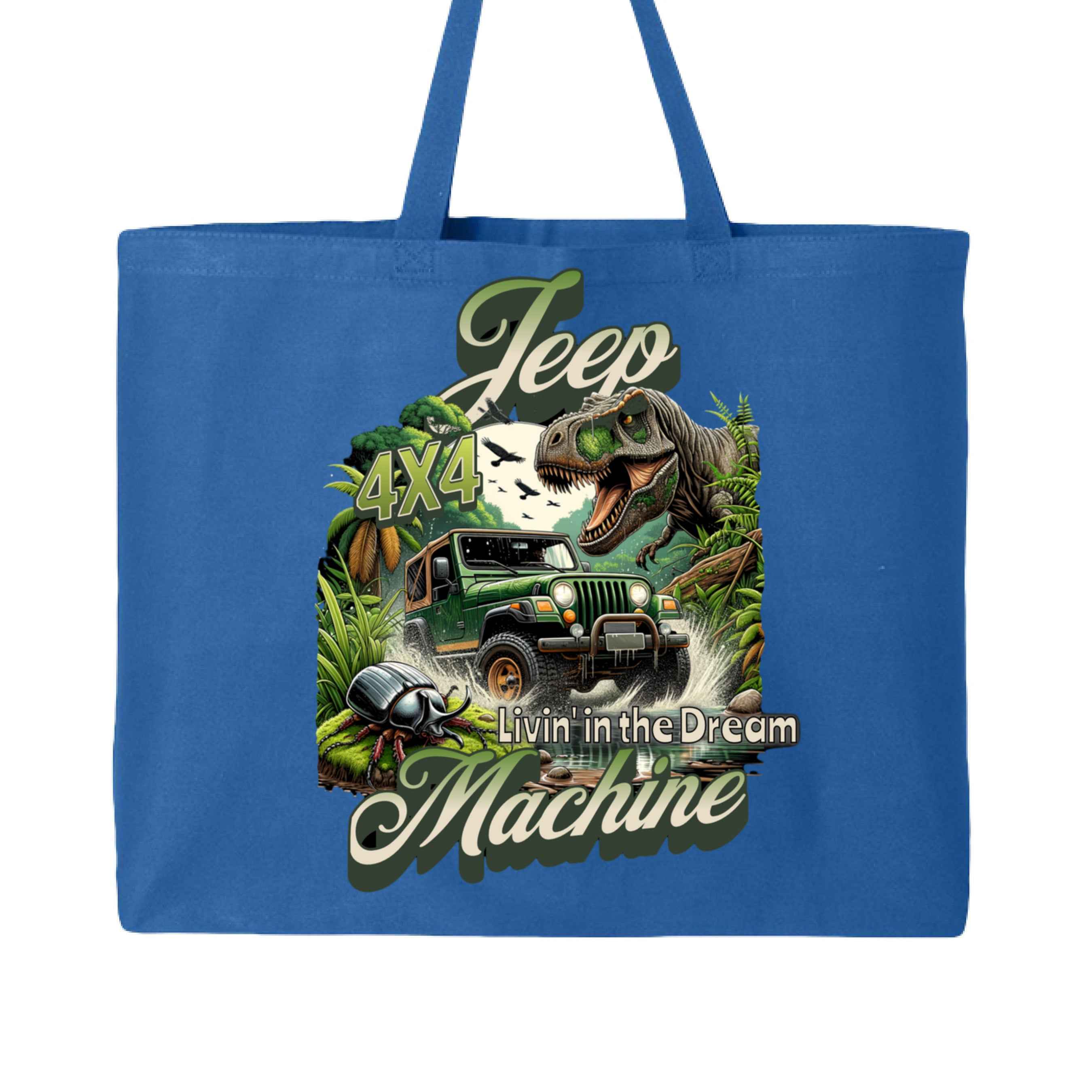 Jeep Dream Machine  Q600 25LCustom Print on Demand Jumbo Tote