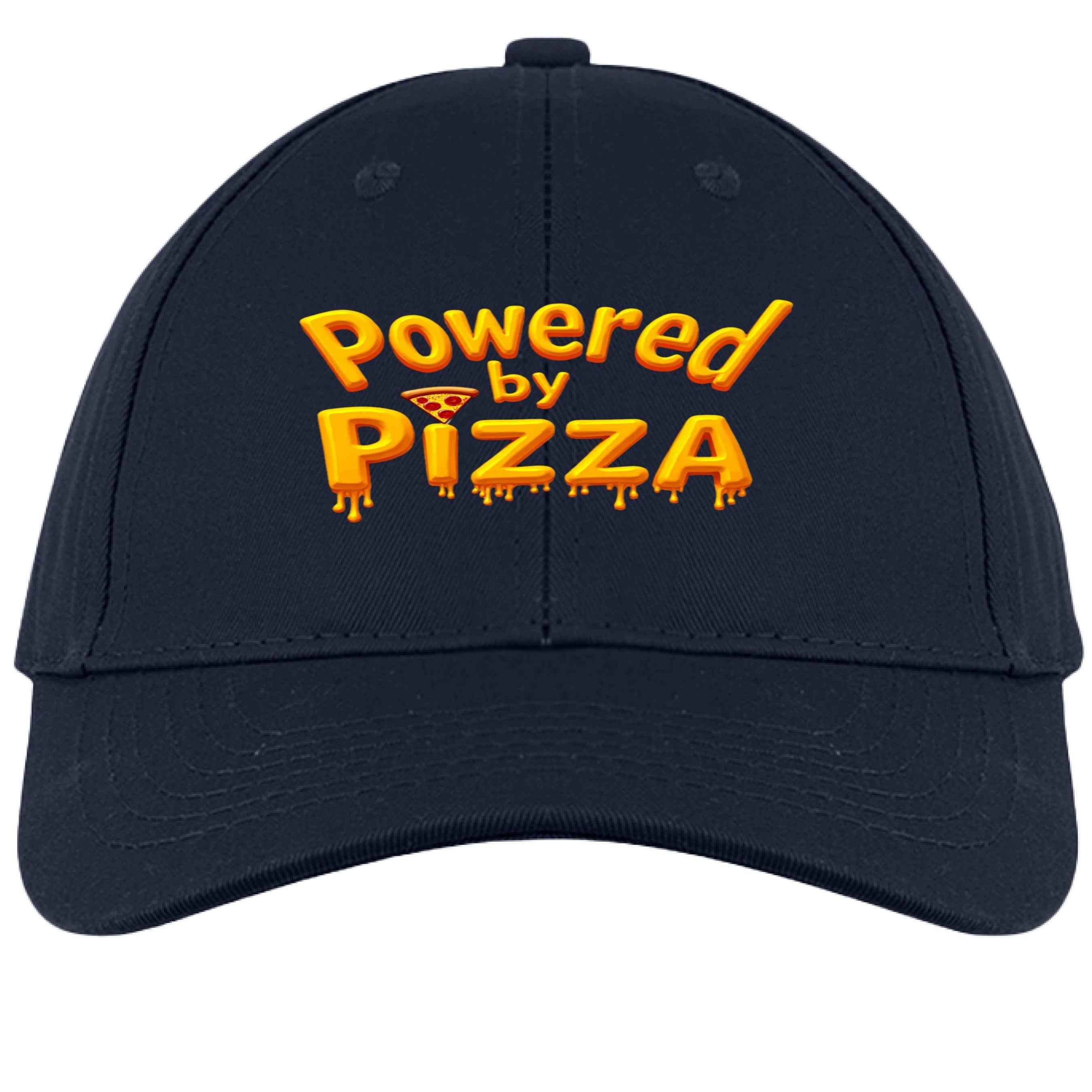 Powered by Pizza  YCP80 Youth Custom Made Hats