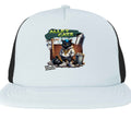 Alley Cats DT624 Custom Design Flat Bill Snapback Trucker Cap.