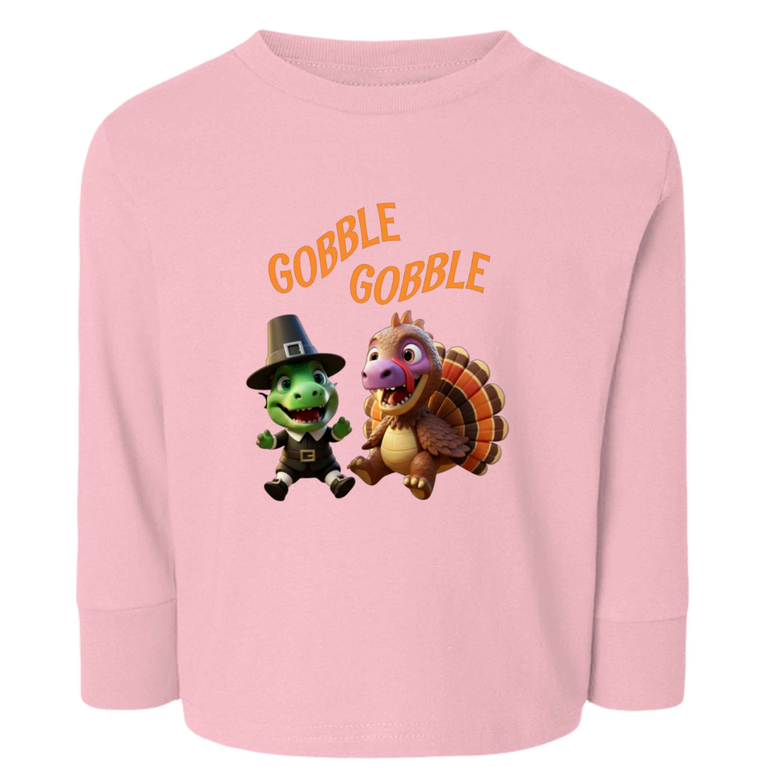 Gobble Gobble   RS3311 Toddler Custom made Long Sleeve Jersey