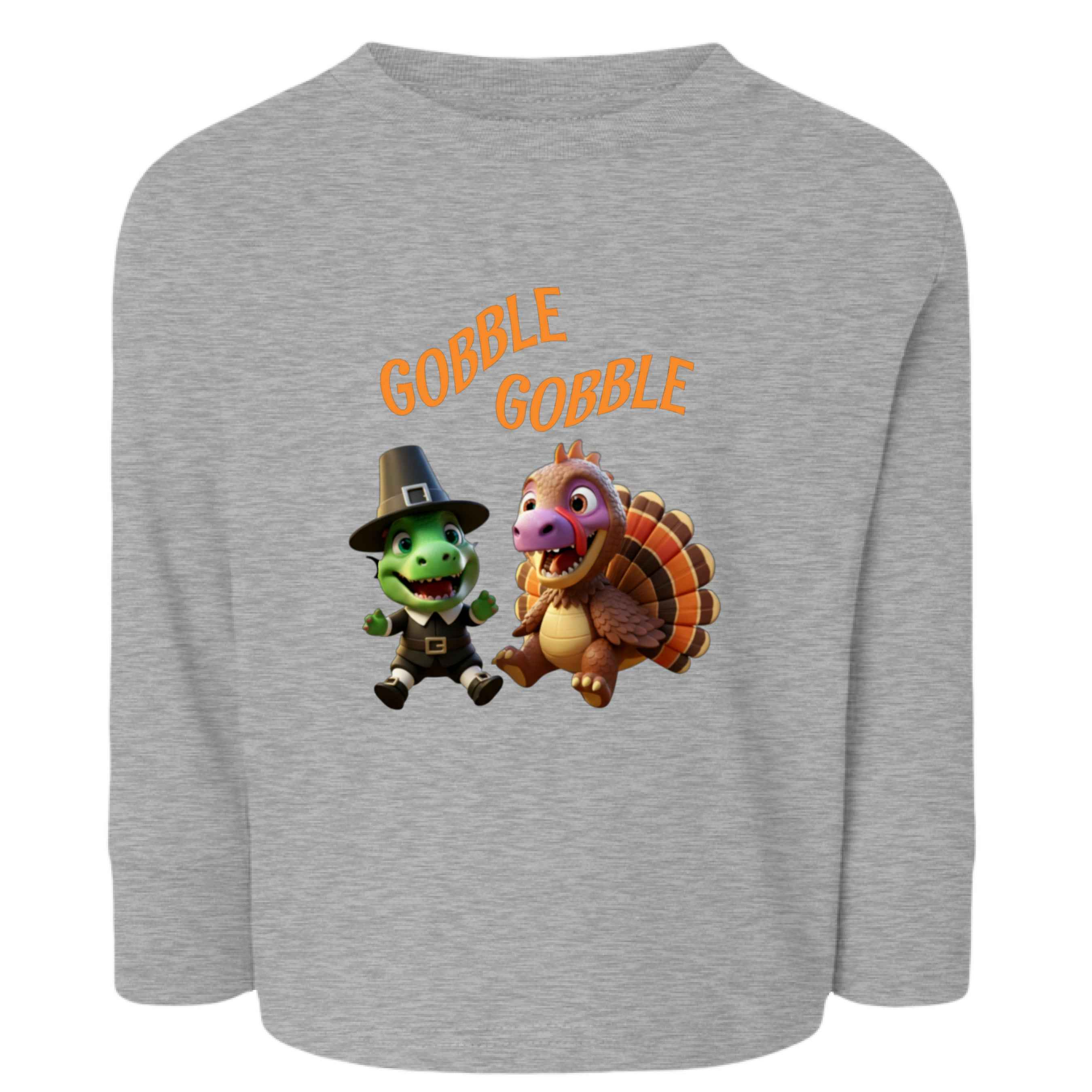Gobble Gobble   RS3311 Toddler Custom made Long Sleeve Jersey