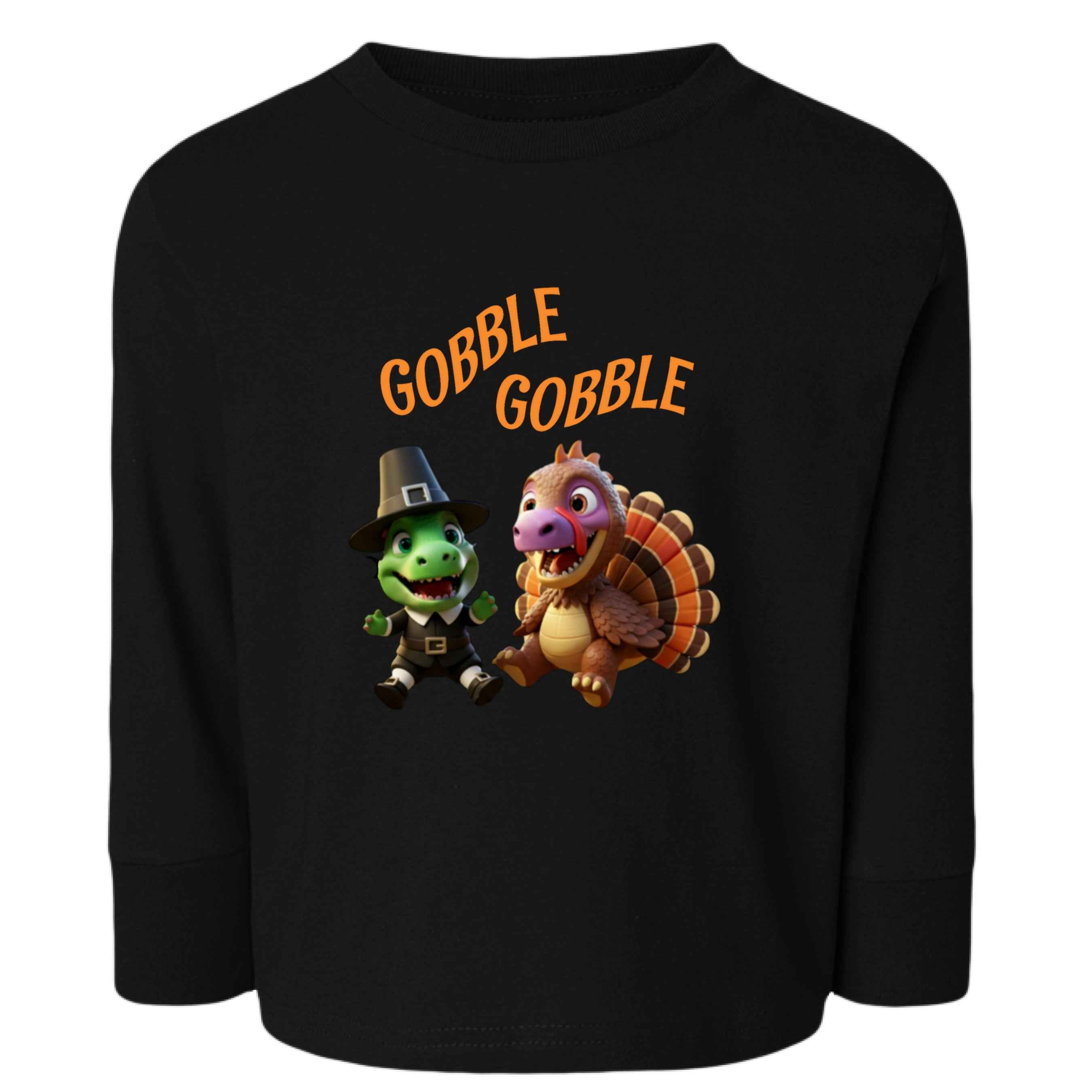 Gobble Gobble   RS3311 Toddler Custom made Long Sleeve Jersey