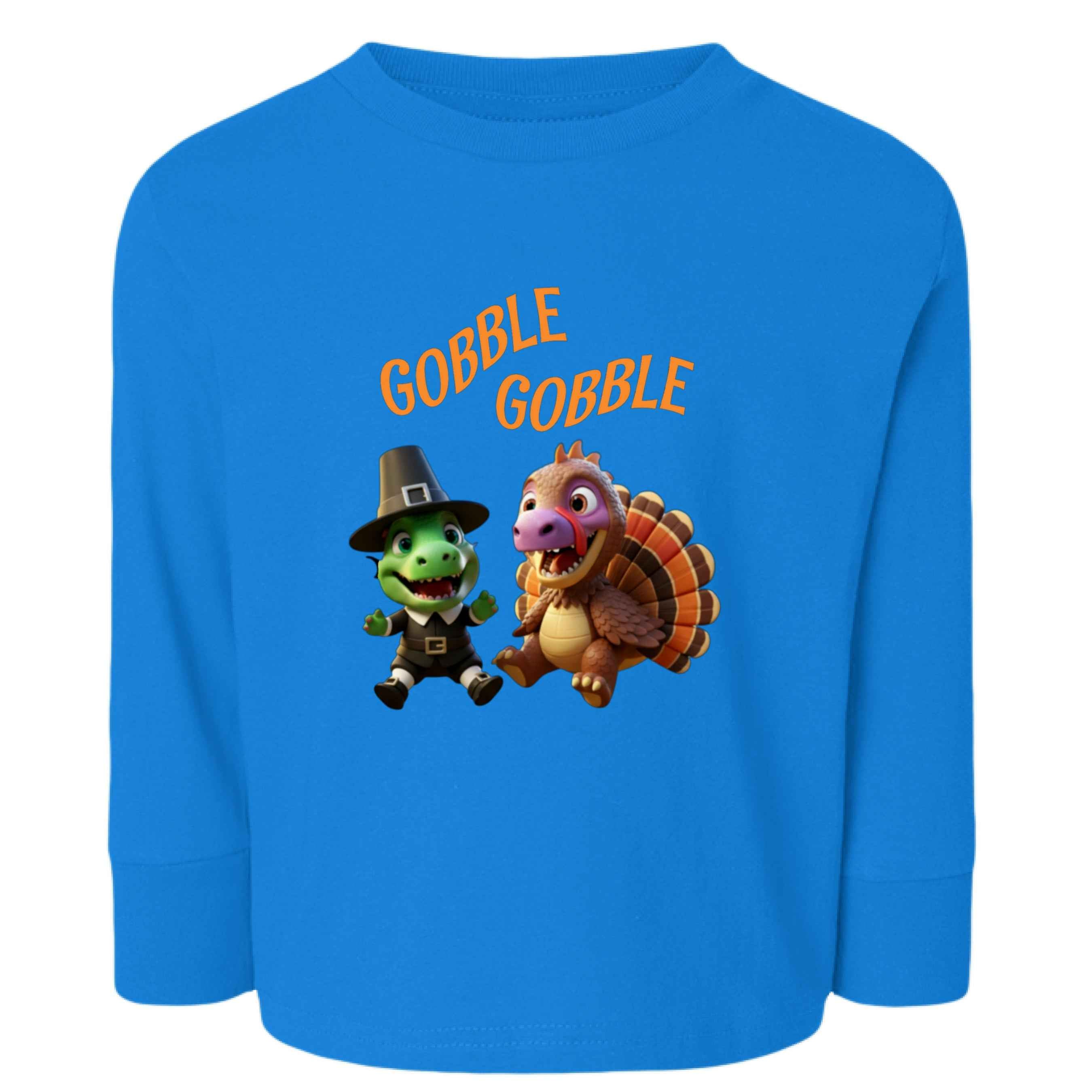 Gobble Gobble   RS3311 Toddler Custom made Long Sleeve Jersey