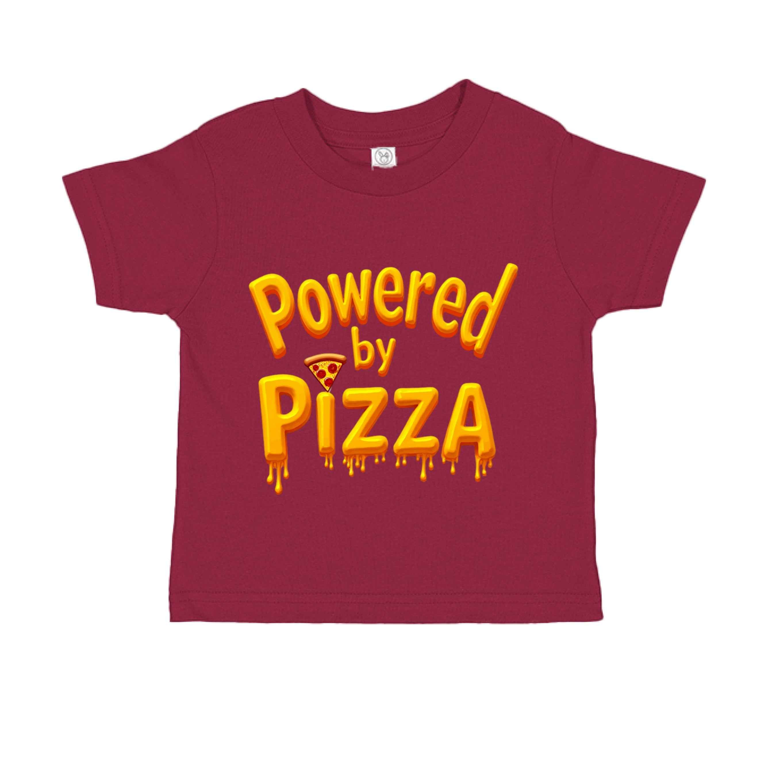 Powered by Pizza  RS3301 Toddler Custom made T-Shirt