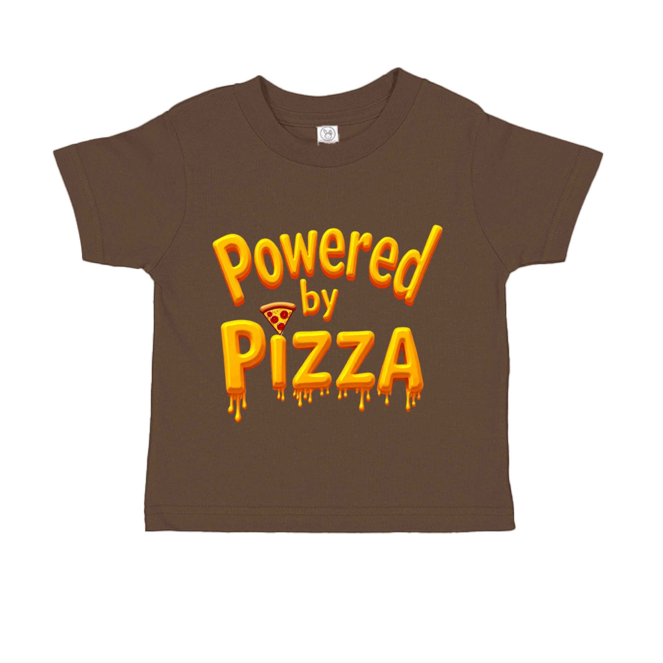 Powered by Pizza  RS3301 Toddler Custom made T-Shirt