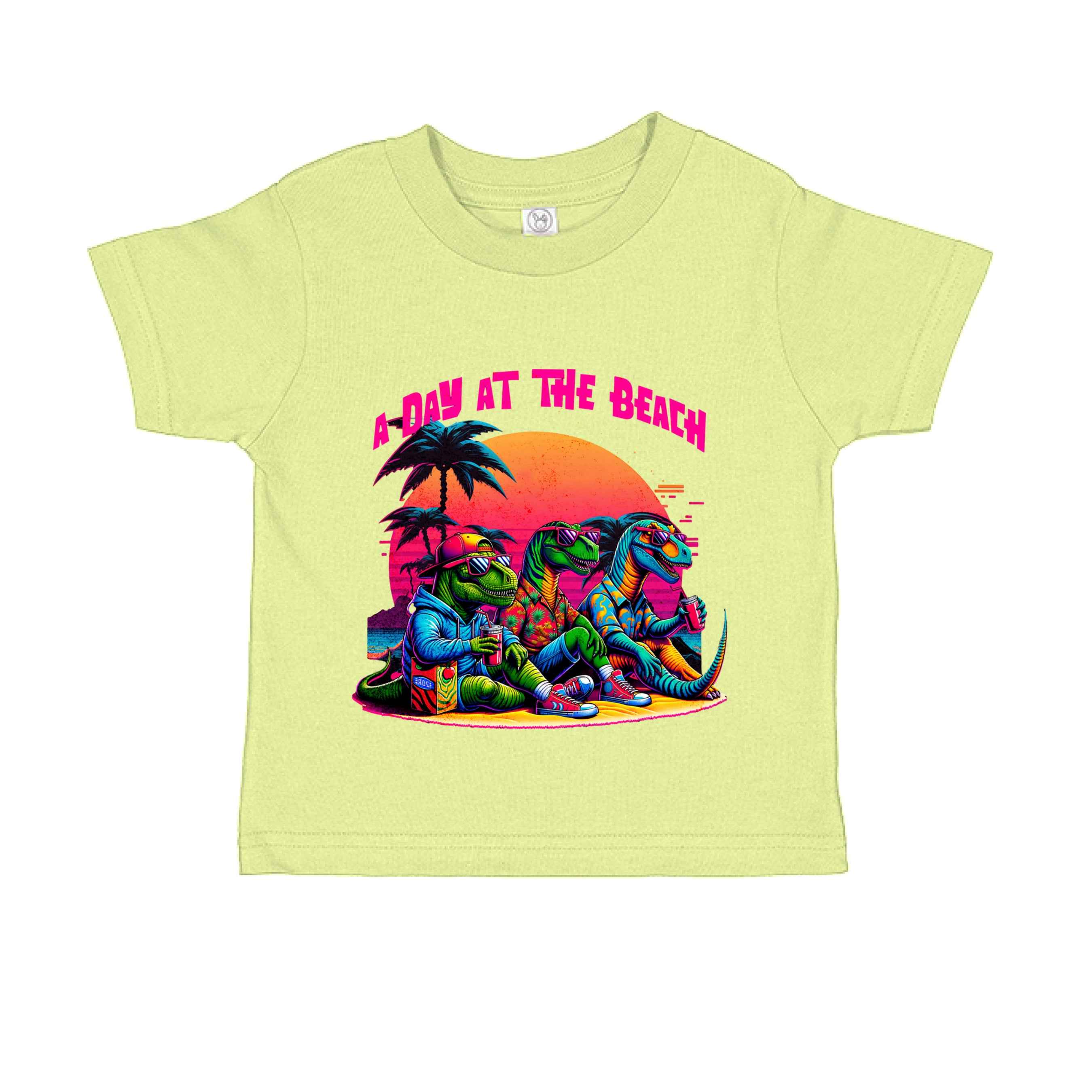Day at the Beach  RS3301 Toddler Custom made T-Shirt