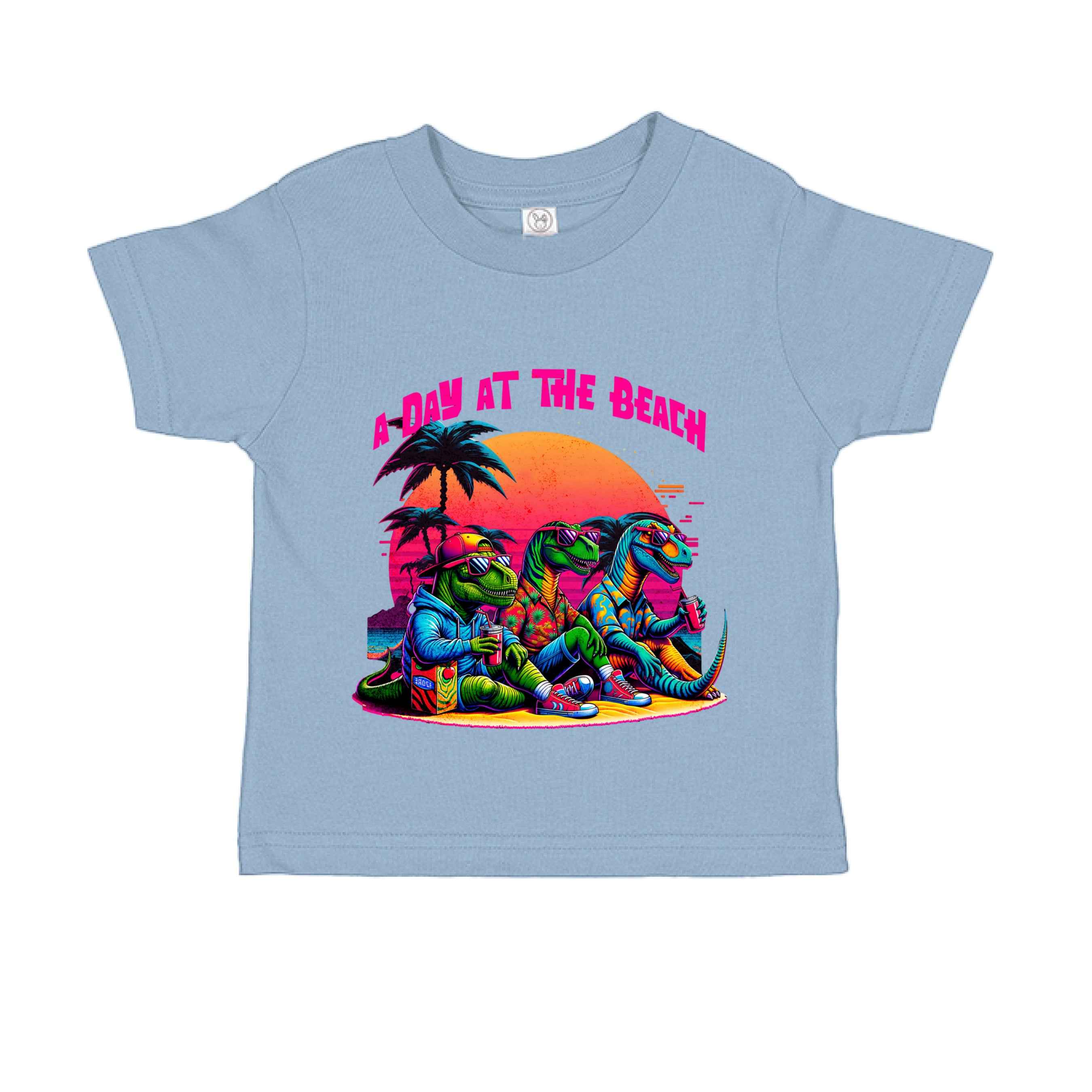 Day at the Beach  RS3301 Toddler Custom made T-Shirt