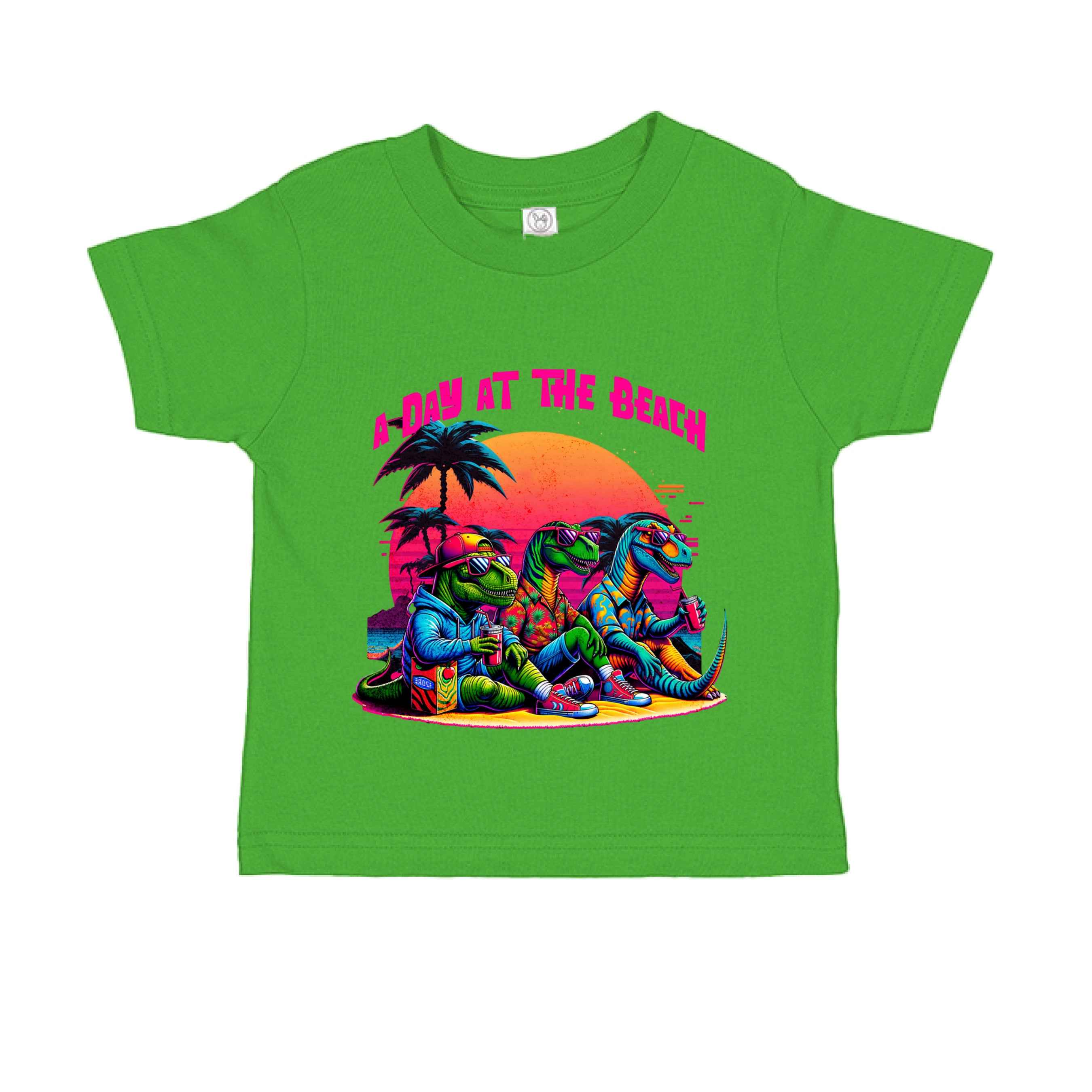 Day at the Beach  RS3301 Toddler Custom made T-Shirt