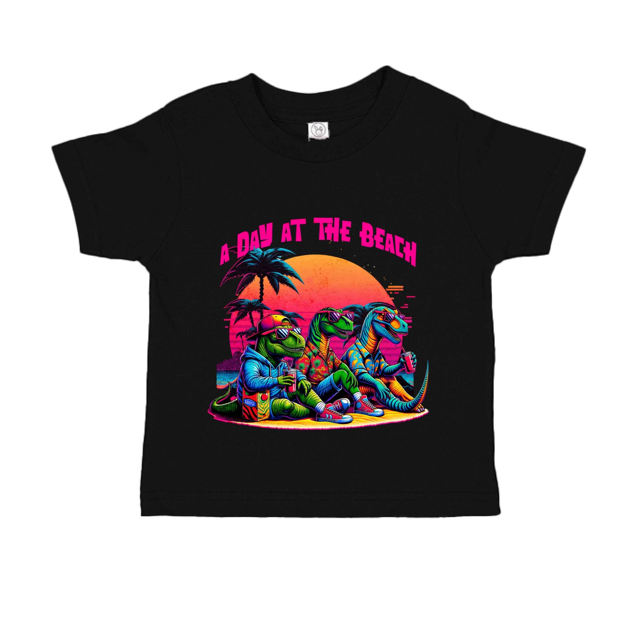 Day at the Beach  RS3301 Toddler Custom made T-Shirt