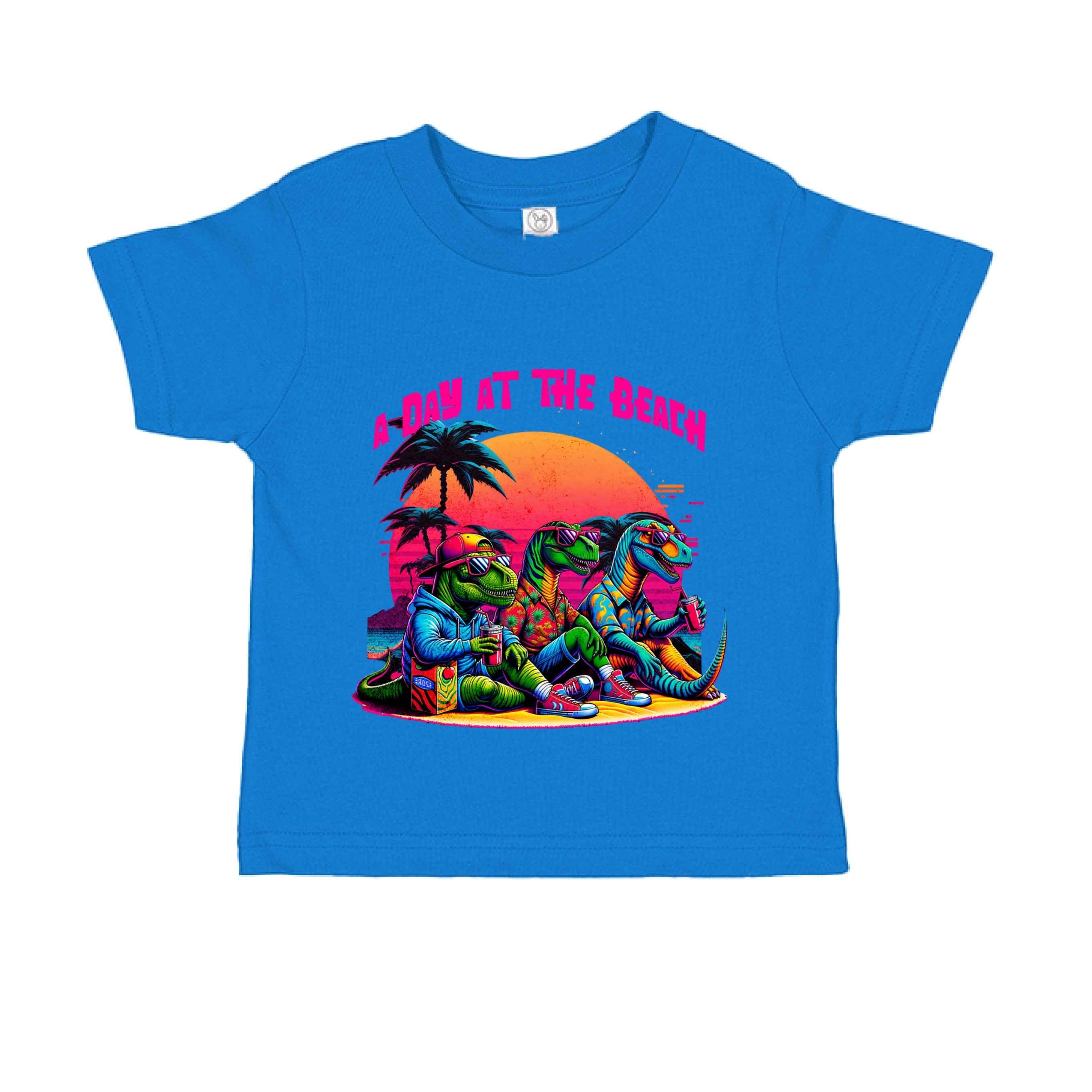 Day at the Beach  RS3301 Toddler Custom made T-Shirt