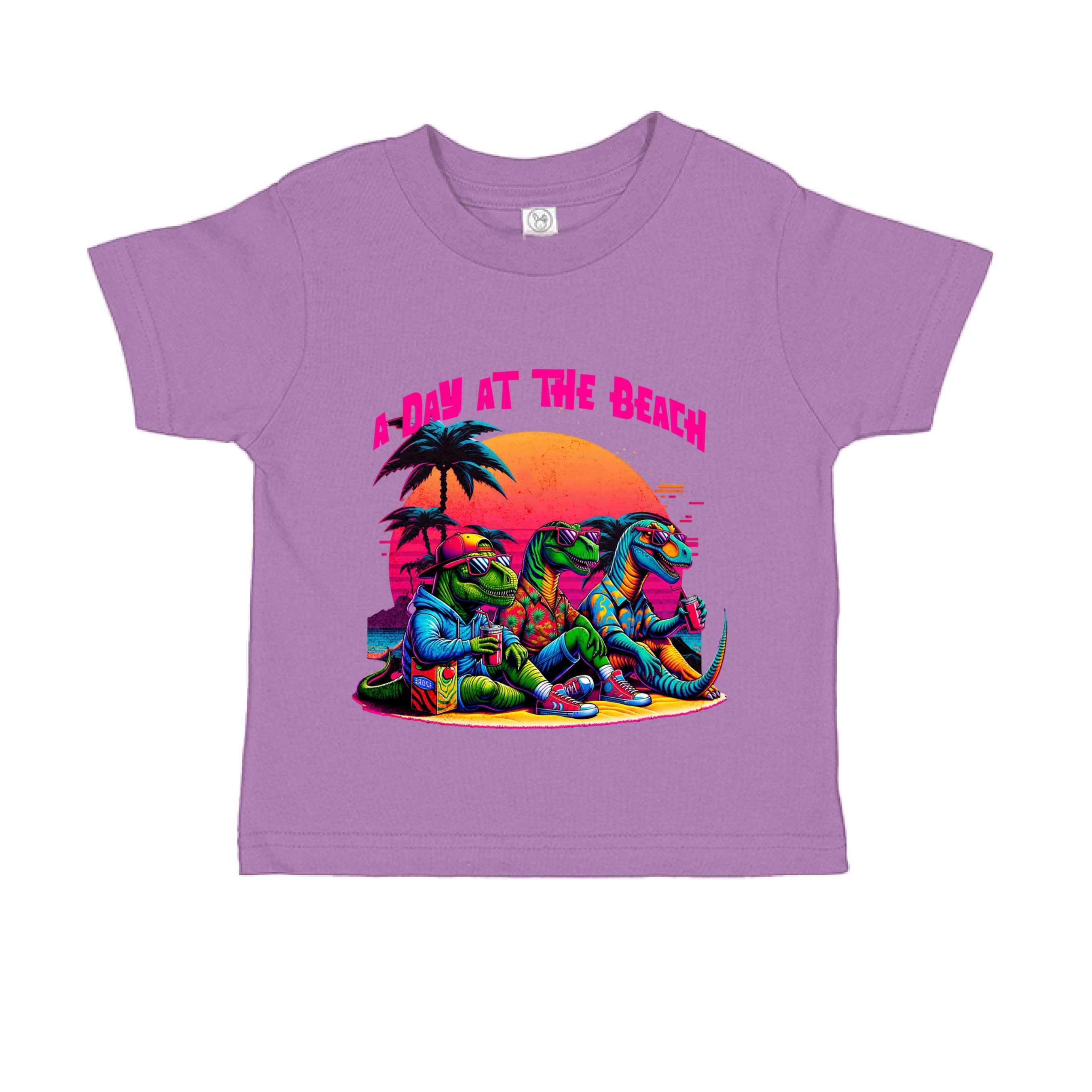 Day at the Beach  RS3301 Toddler Custom made T-Shirt