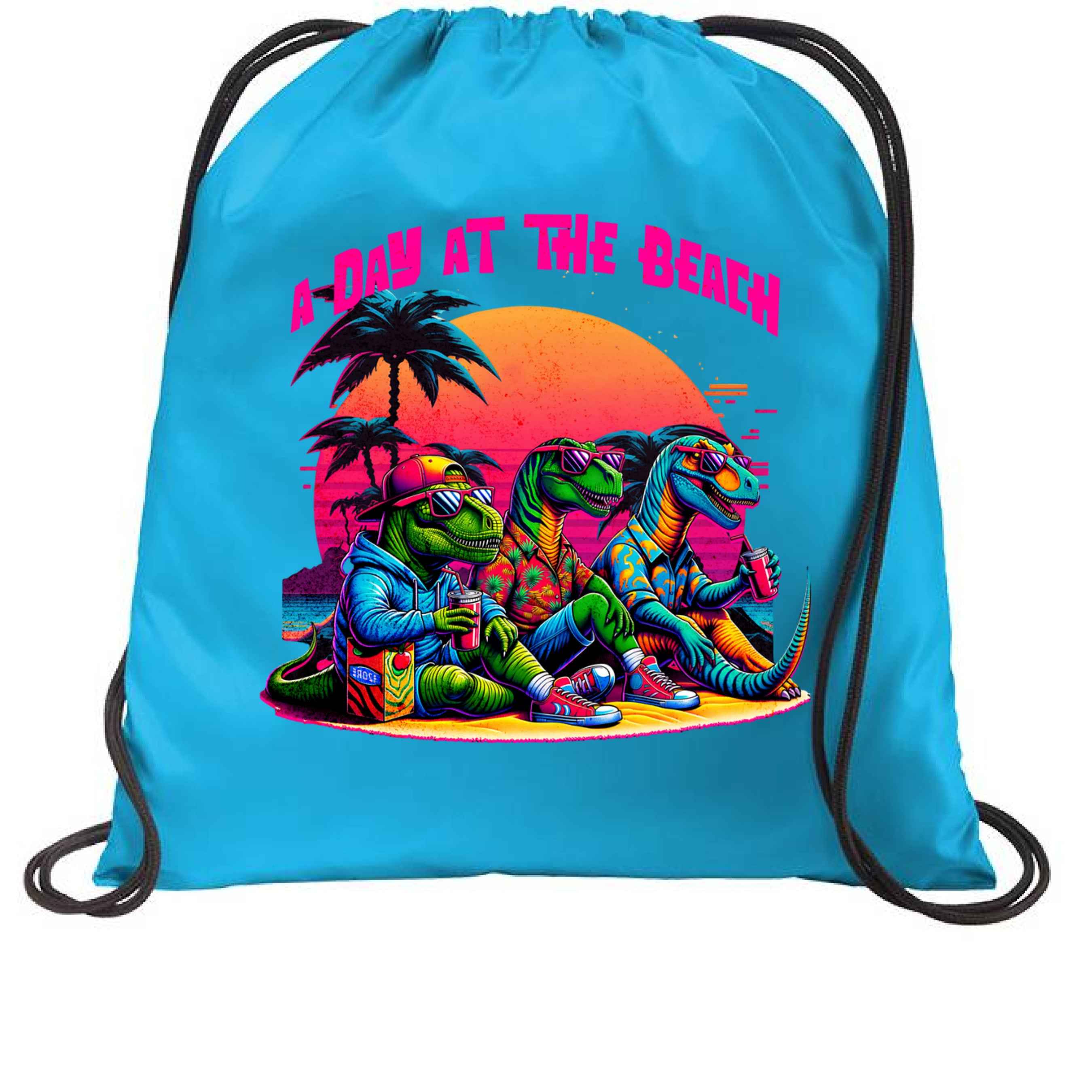 Day at the Beach  BG615 Custom Print on Demand Cinch Pack