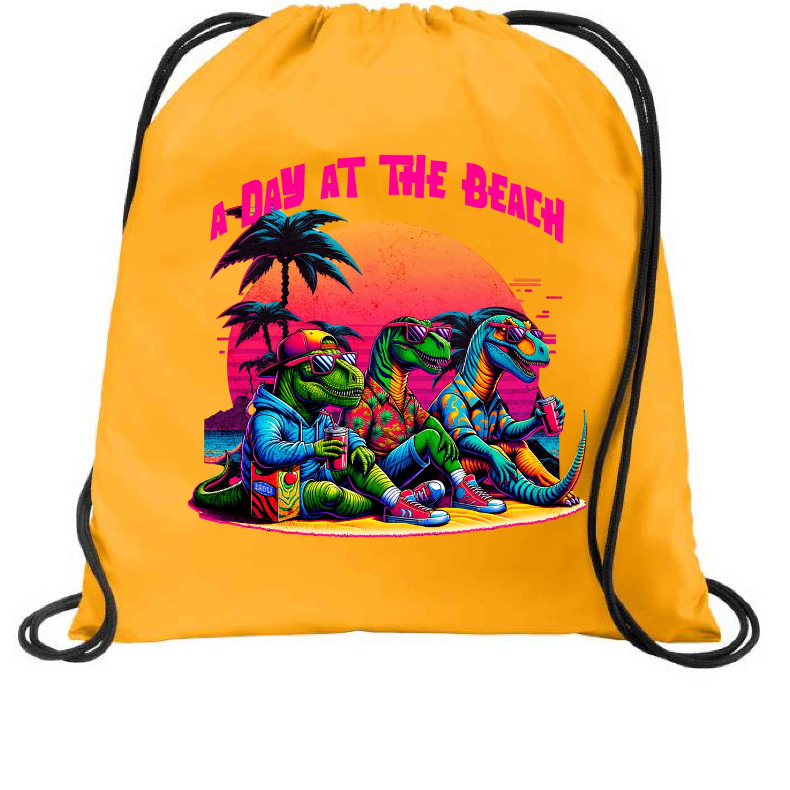 Day at the Beach  BG615 Custom Print on Demand Cinch Pack