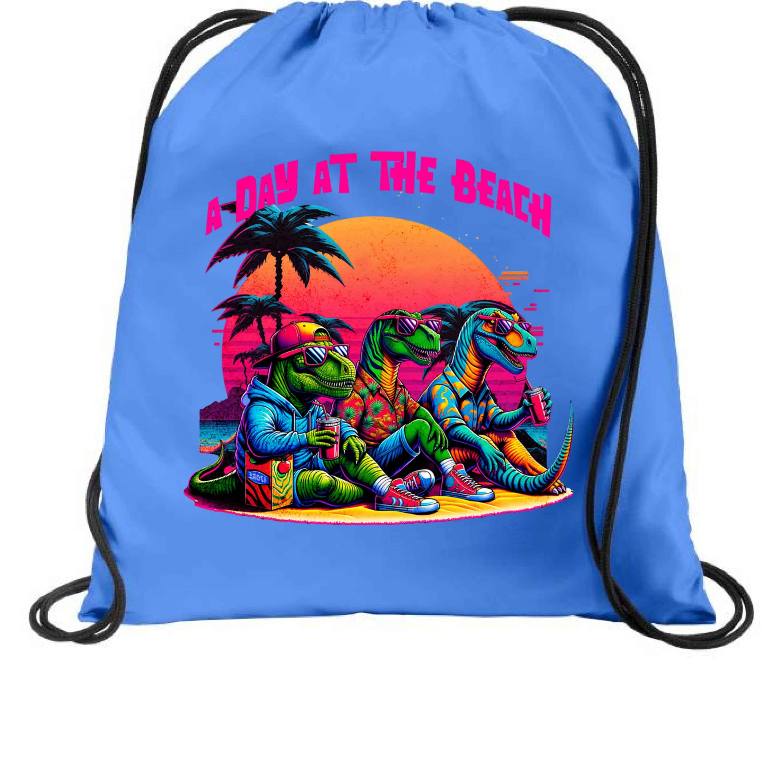 Day at the Beach  BG615 Custom Print on Demand Cinch Pack
