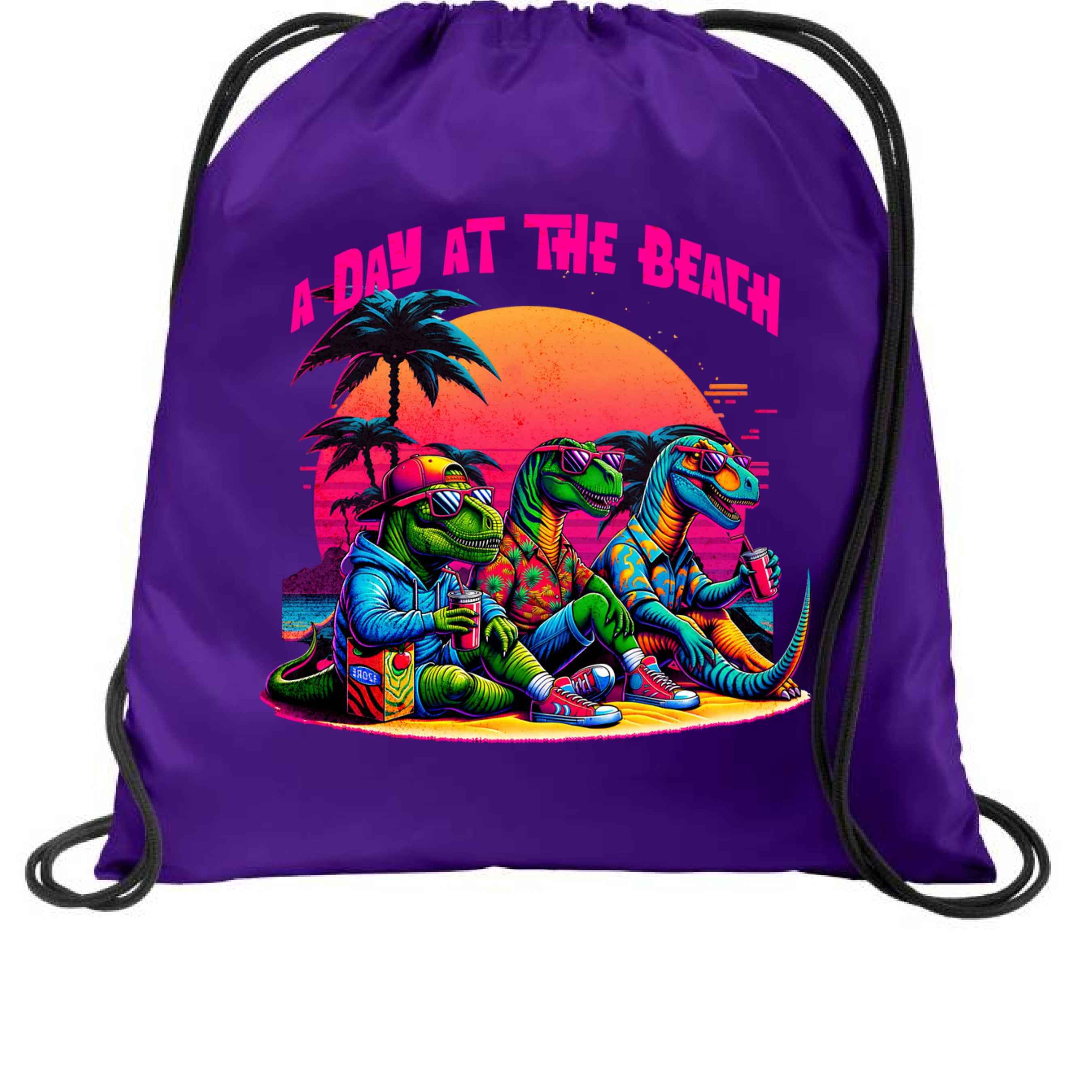 Day at the Beach  BG615 Custom Print on Demand Cinch Pack
