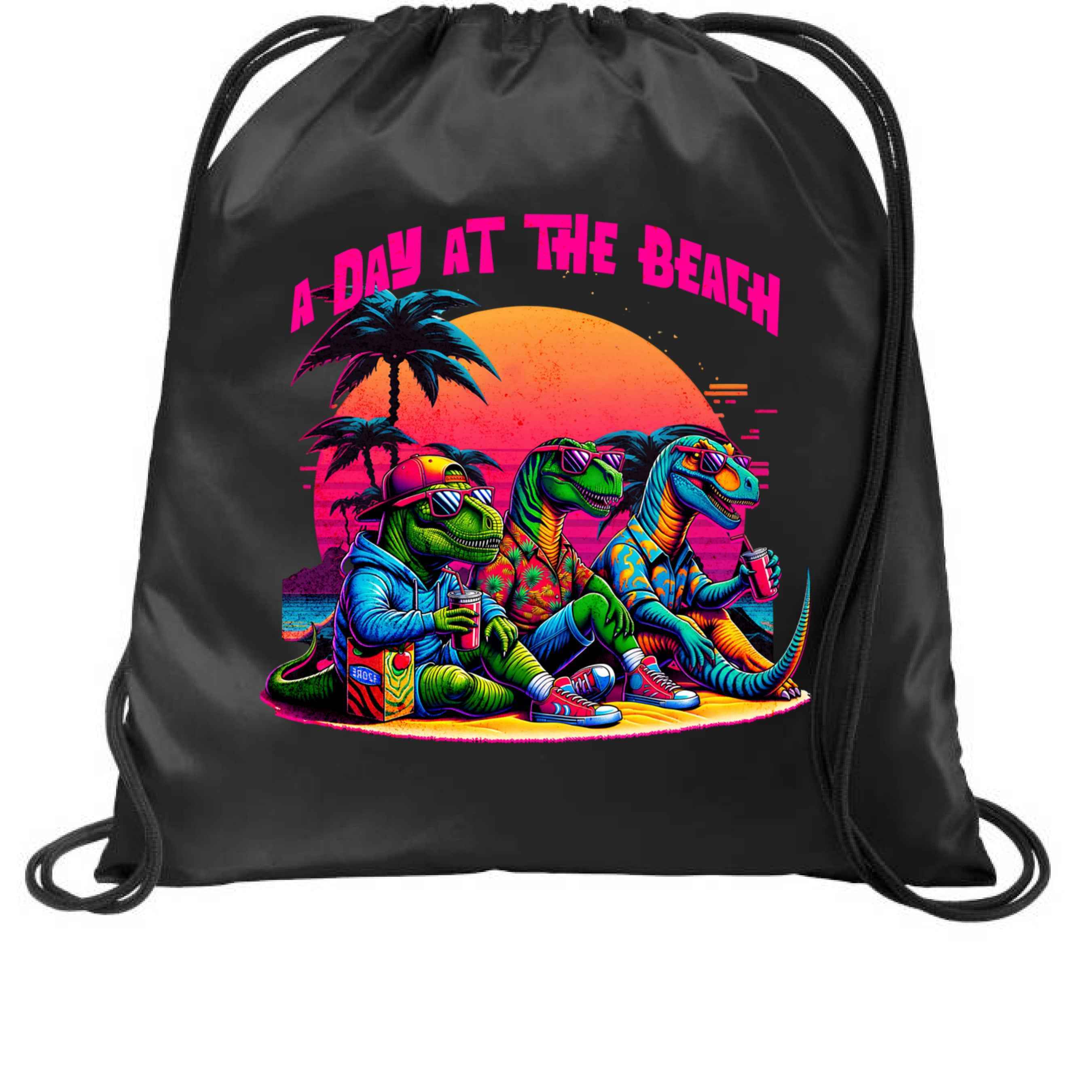 Day at the Beach  BG615 Custom Print on Demand Cinch Pack