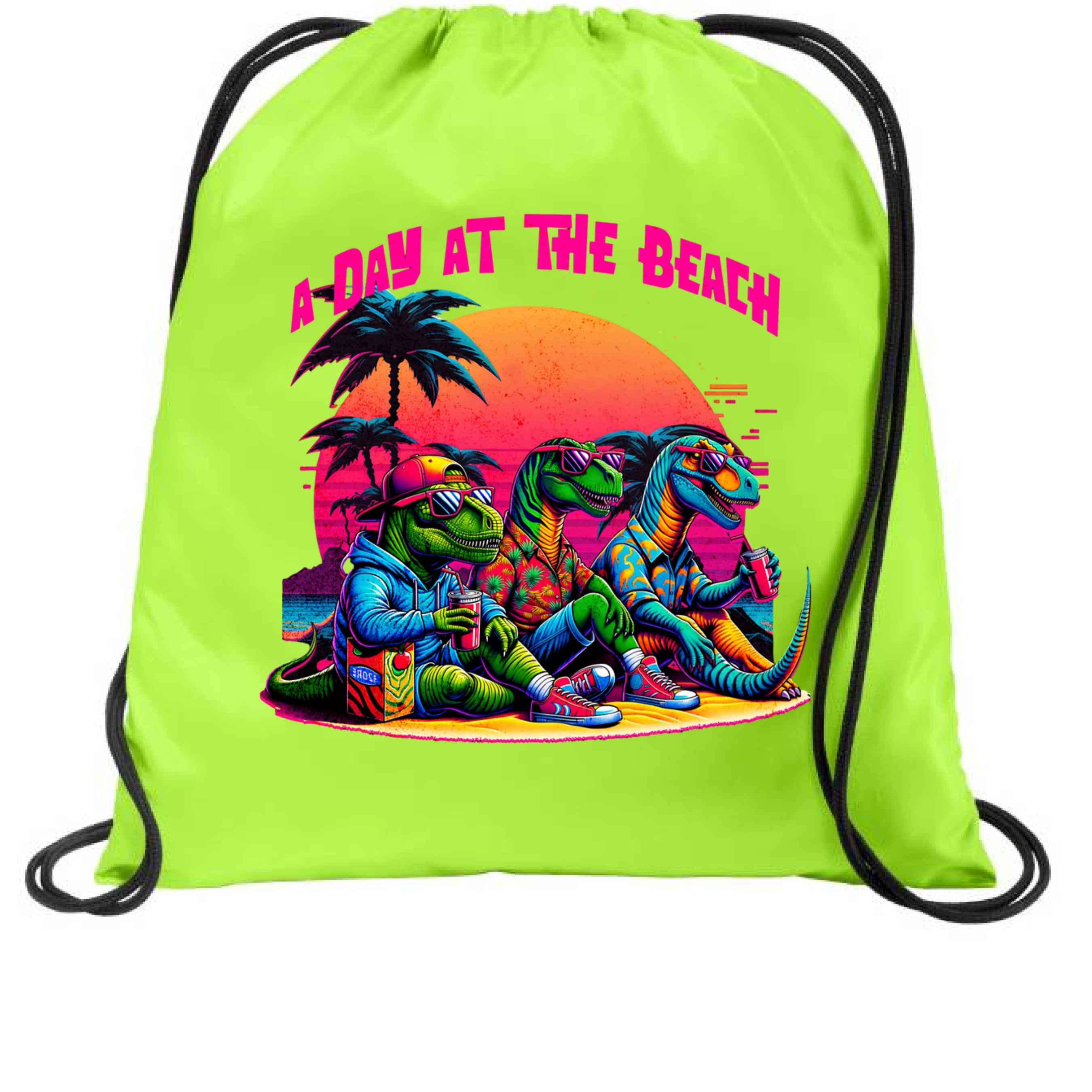 Day at the Beach  BG615 Custom Print on Demand Cinch Pack