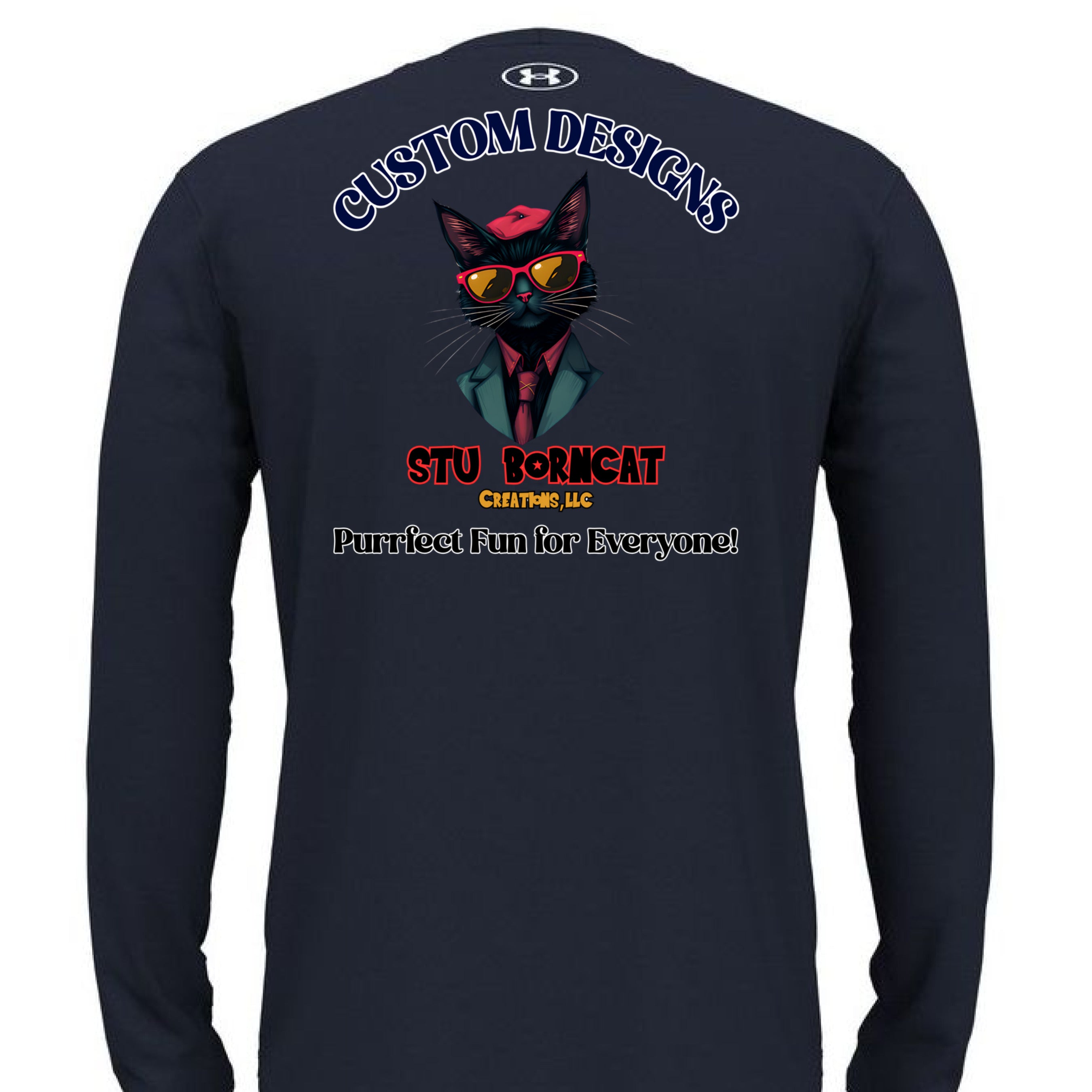 Midnight Navy/ White - BACK