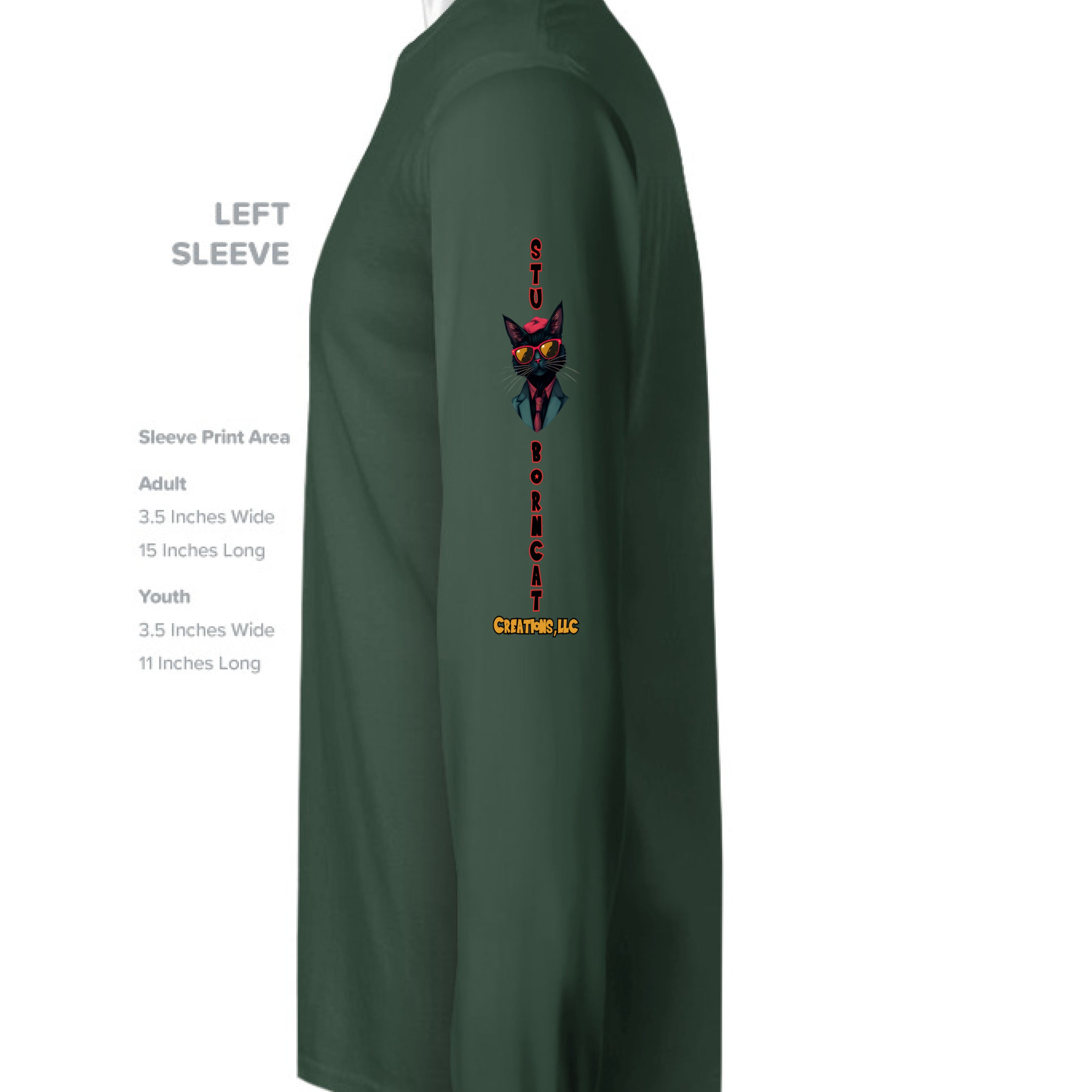 Forest Green/ White - SLEEVE_LEFT