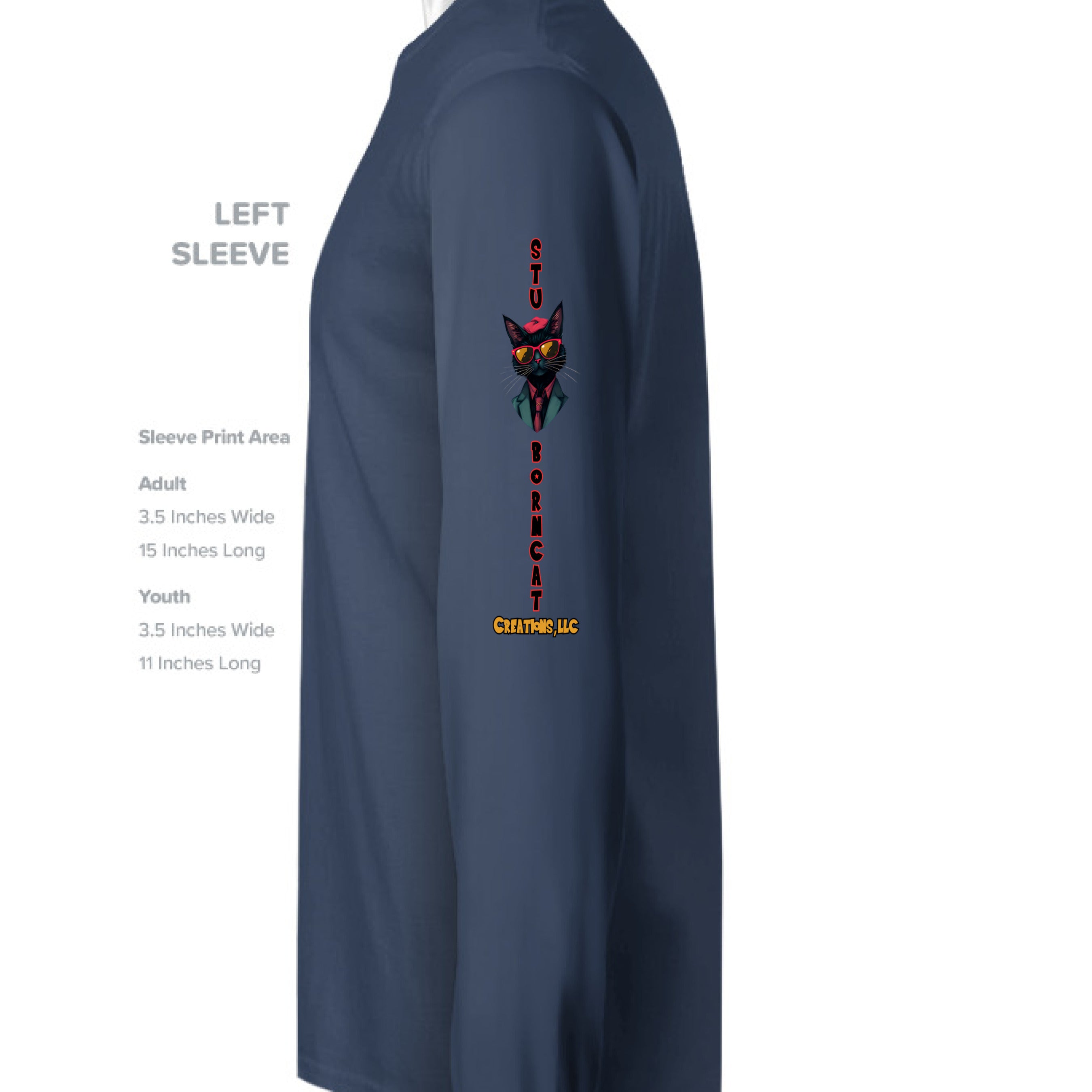 Midnight Navy/ White - SLEEVE_LEFT