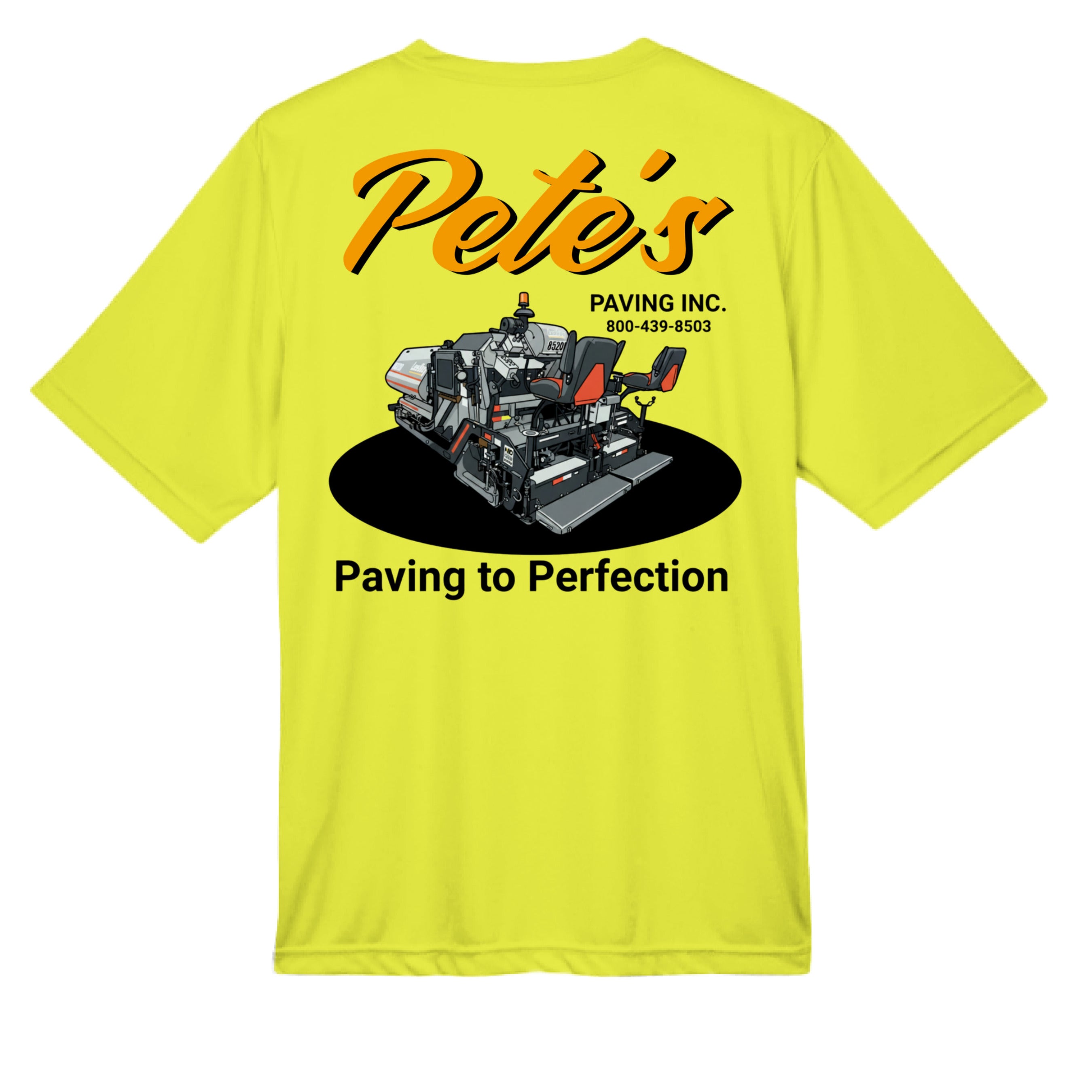 SAFETY YELLOW - BACK