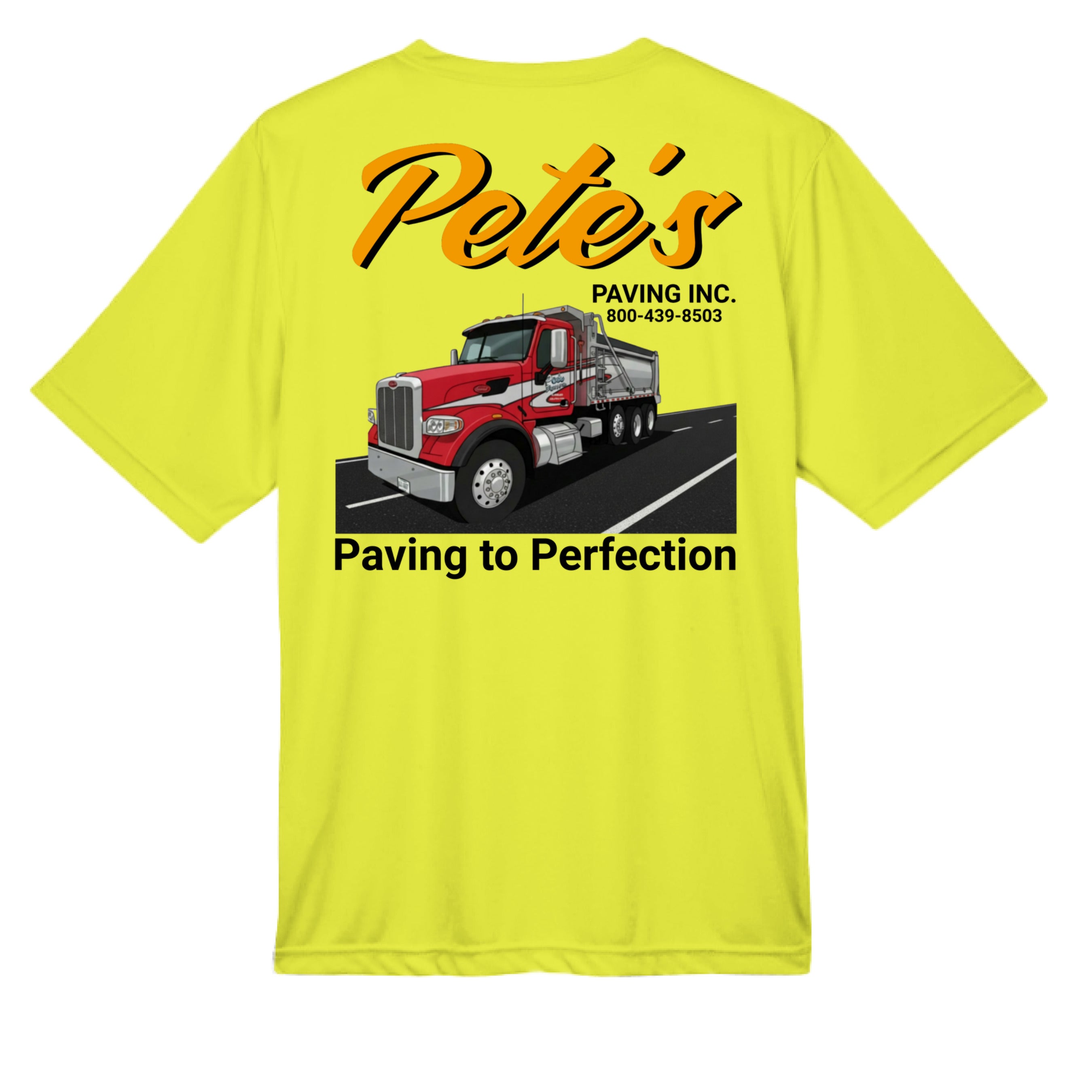 SAFETY YELLOW - BACK