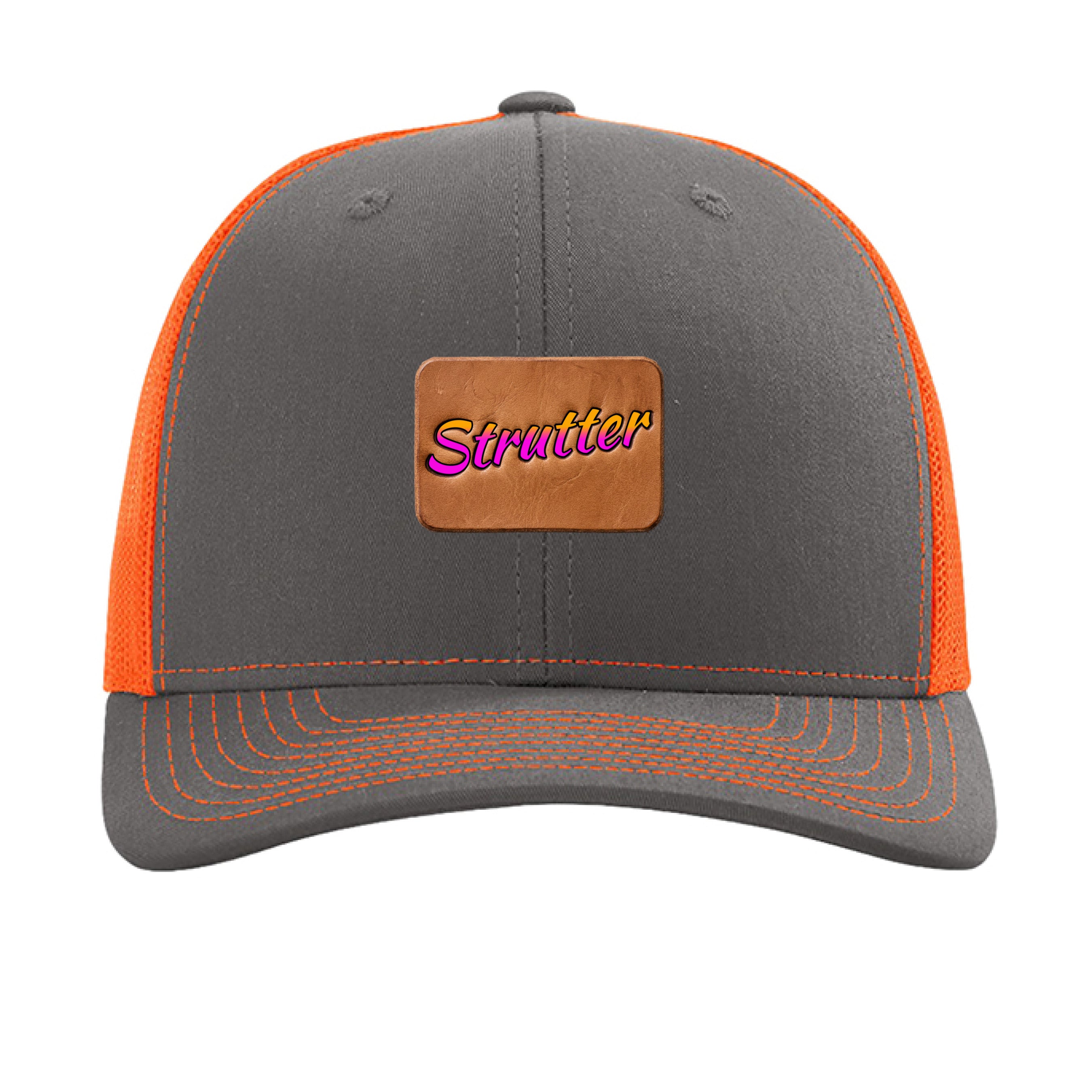 Charcoal/ Neon Orange - FRONT