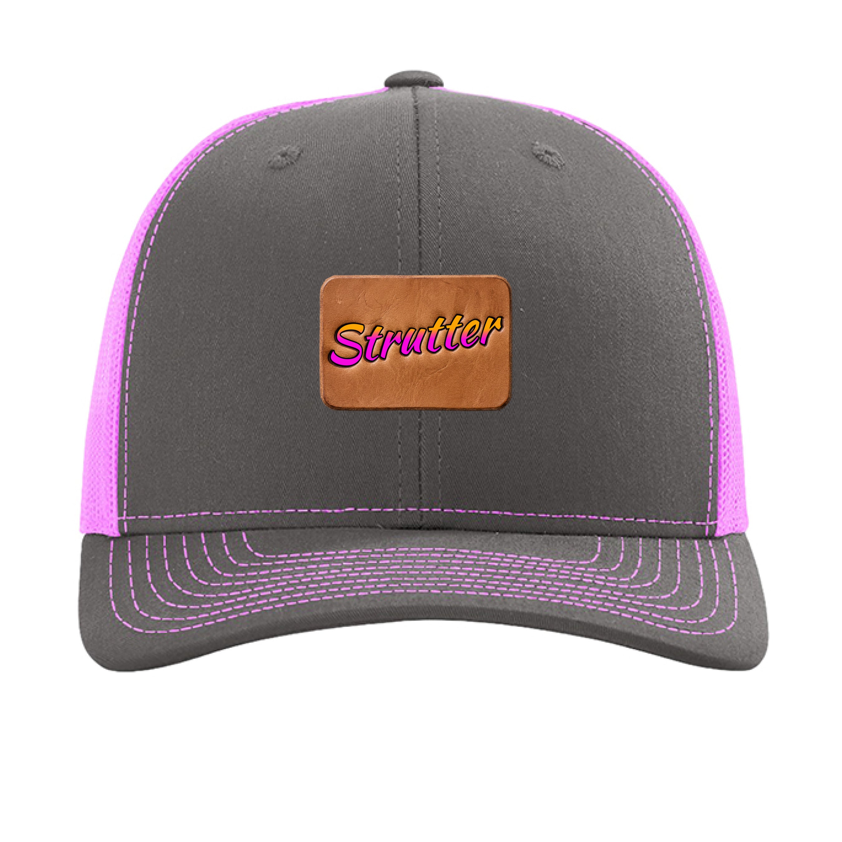 Charcoal/ Neon Pink - FRONT