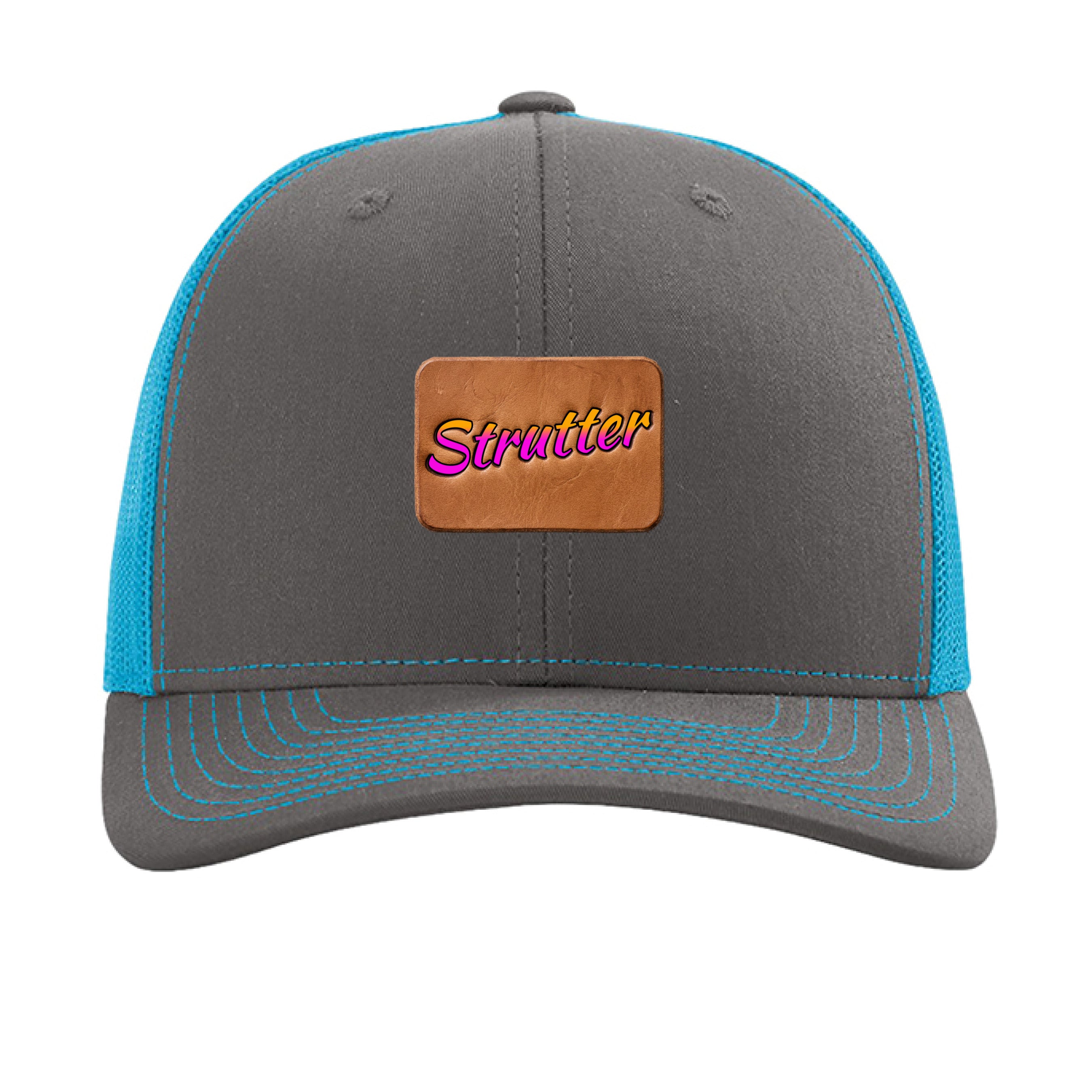 Charcoal/ Neon Blue - FRONT