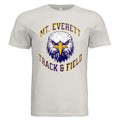 Vintage White - 3001C - FRONT Mt Everett Eagles Track and Field adult t-shirt — Stu Borncat Creations