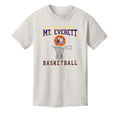 Vintage White - 3001Y - FRONT Mt Everett Eagles Basketball kids t-shirt — Stu Borncat Creations